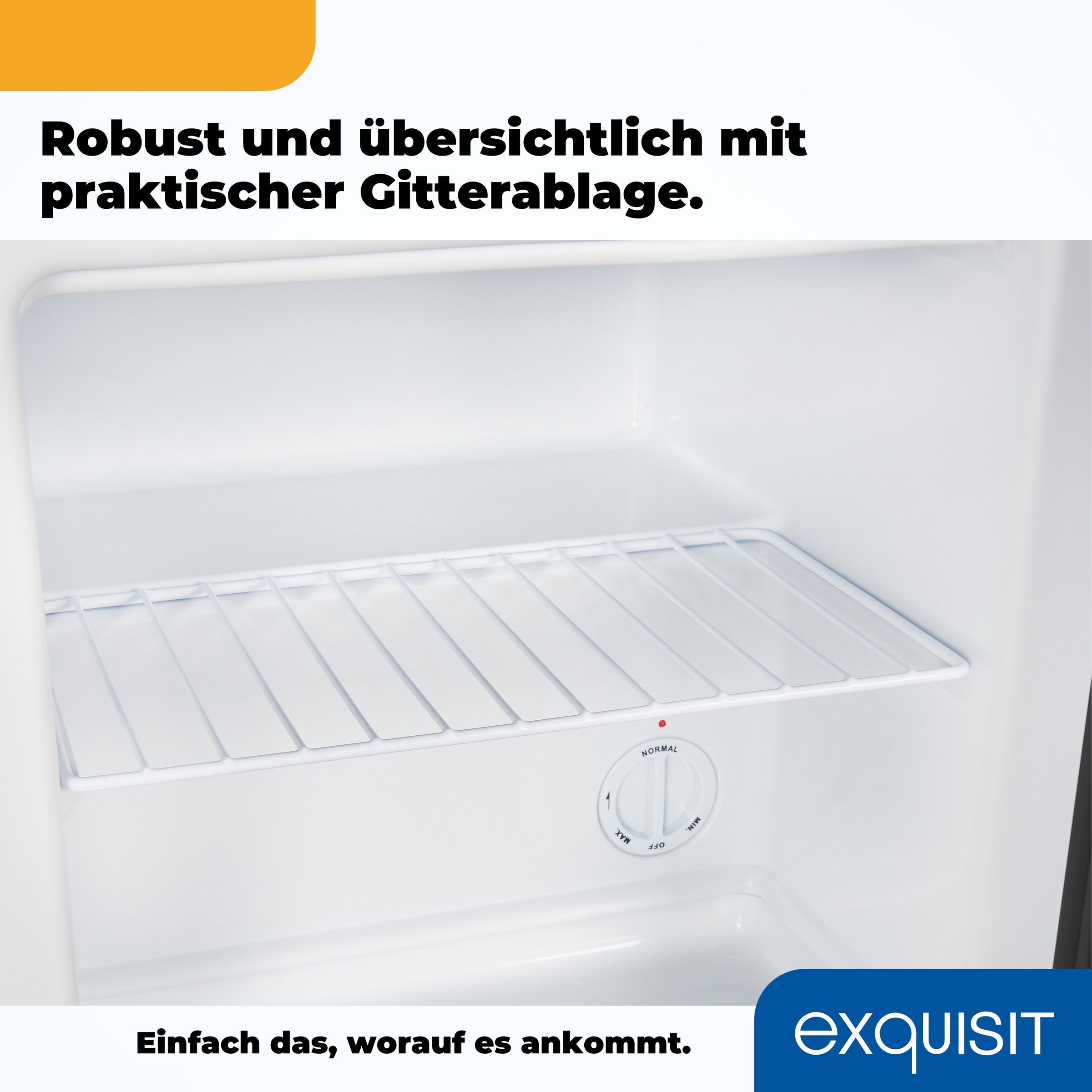 exquisit Gefrierschrank »GB40-150E schwarz«, 51 cm hoch, 47 cm breit, 31 L Volumen, 4 Sterne Gefrieren