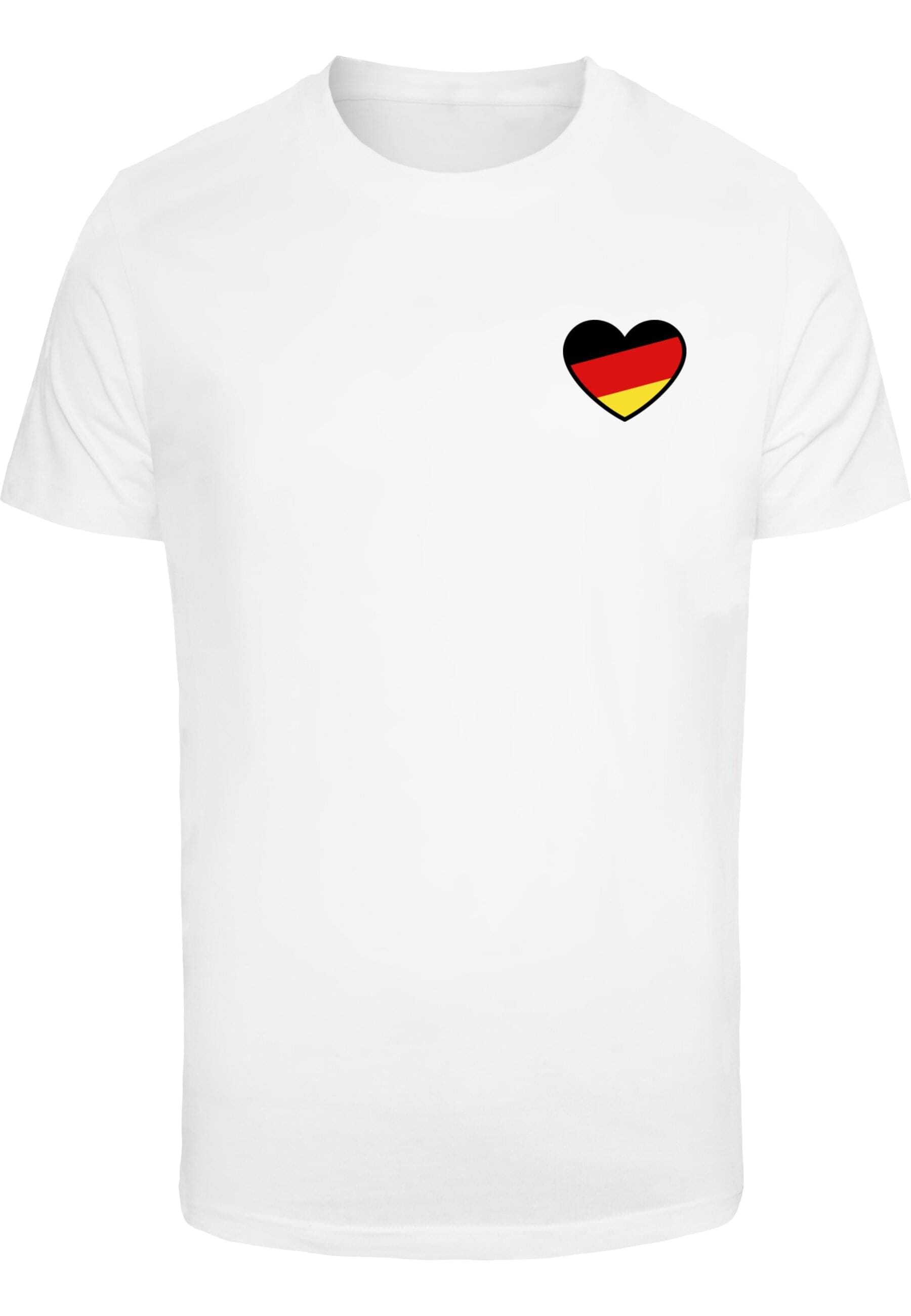 MisterTee T-Shirt "MisterTee Heart Flag Tee" 1 Stk. tlg. günstig online kaufen