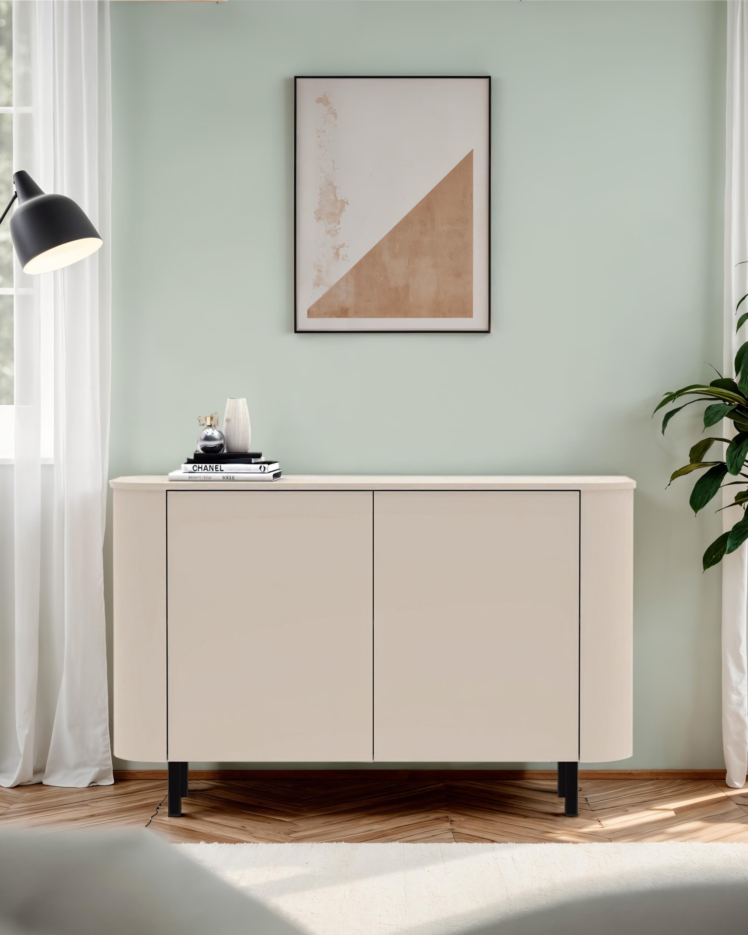 INOSIGN Sideboard "Lido, 131 cm breit, 2 Türen, Anrichte, Kommode, Stauraum günstig online kaufen