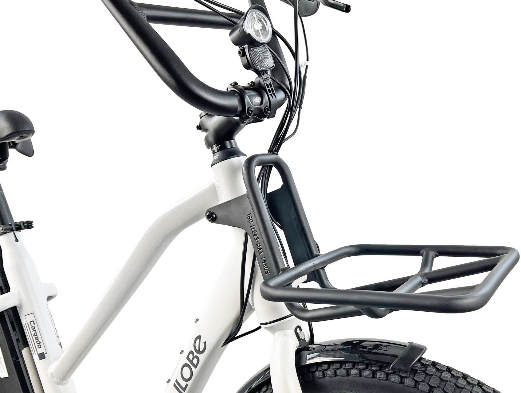 LLobe »Cargo City E-Bike Cargado« 7 Gang Shimano Tourney Schaltwerk Kettenschaltung Mittelmotor 250 W
