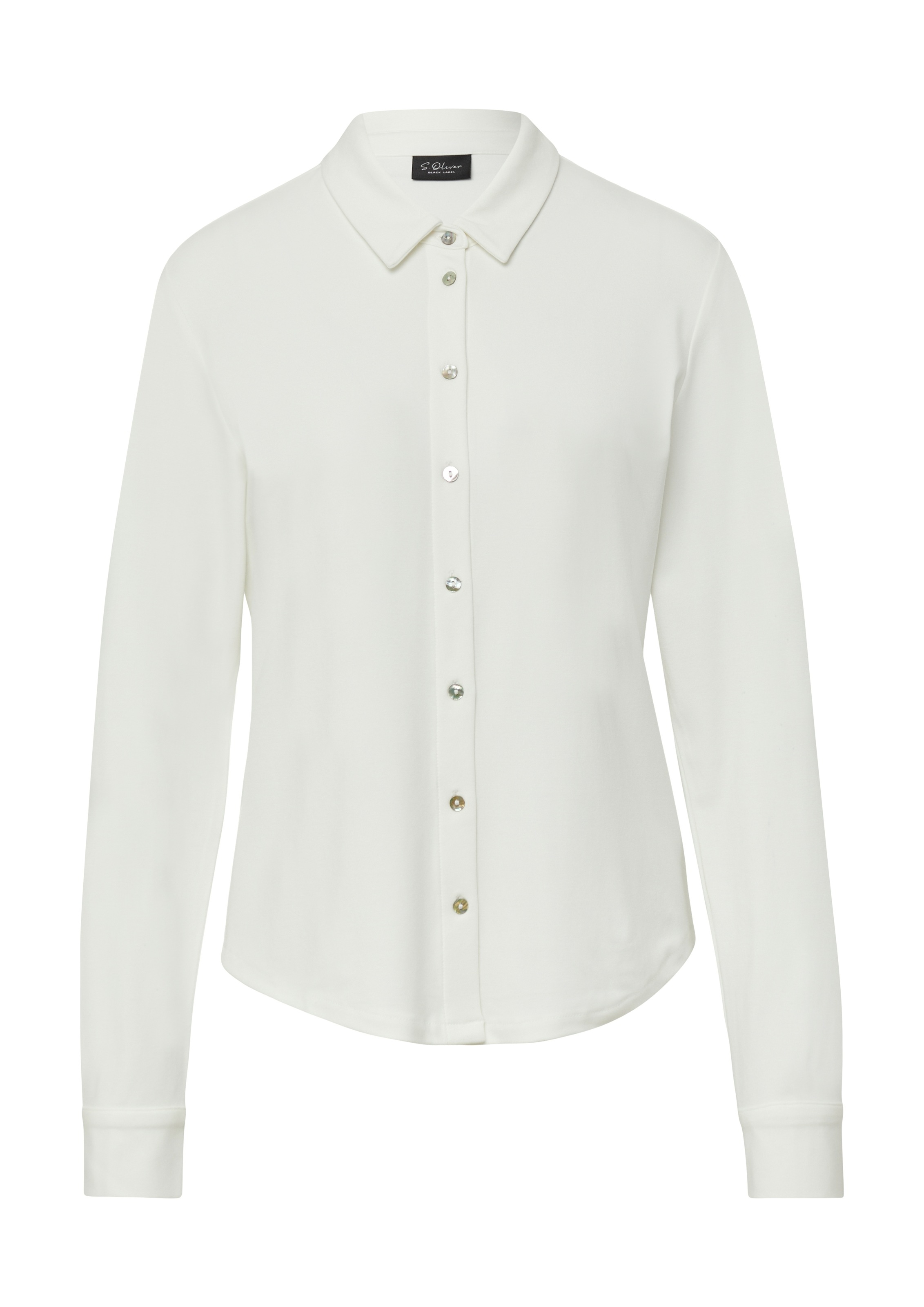 Thumbnail - s.Oliver BLACK LABEL Hemdbluse mit Perlmuttknöpfen