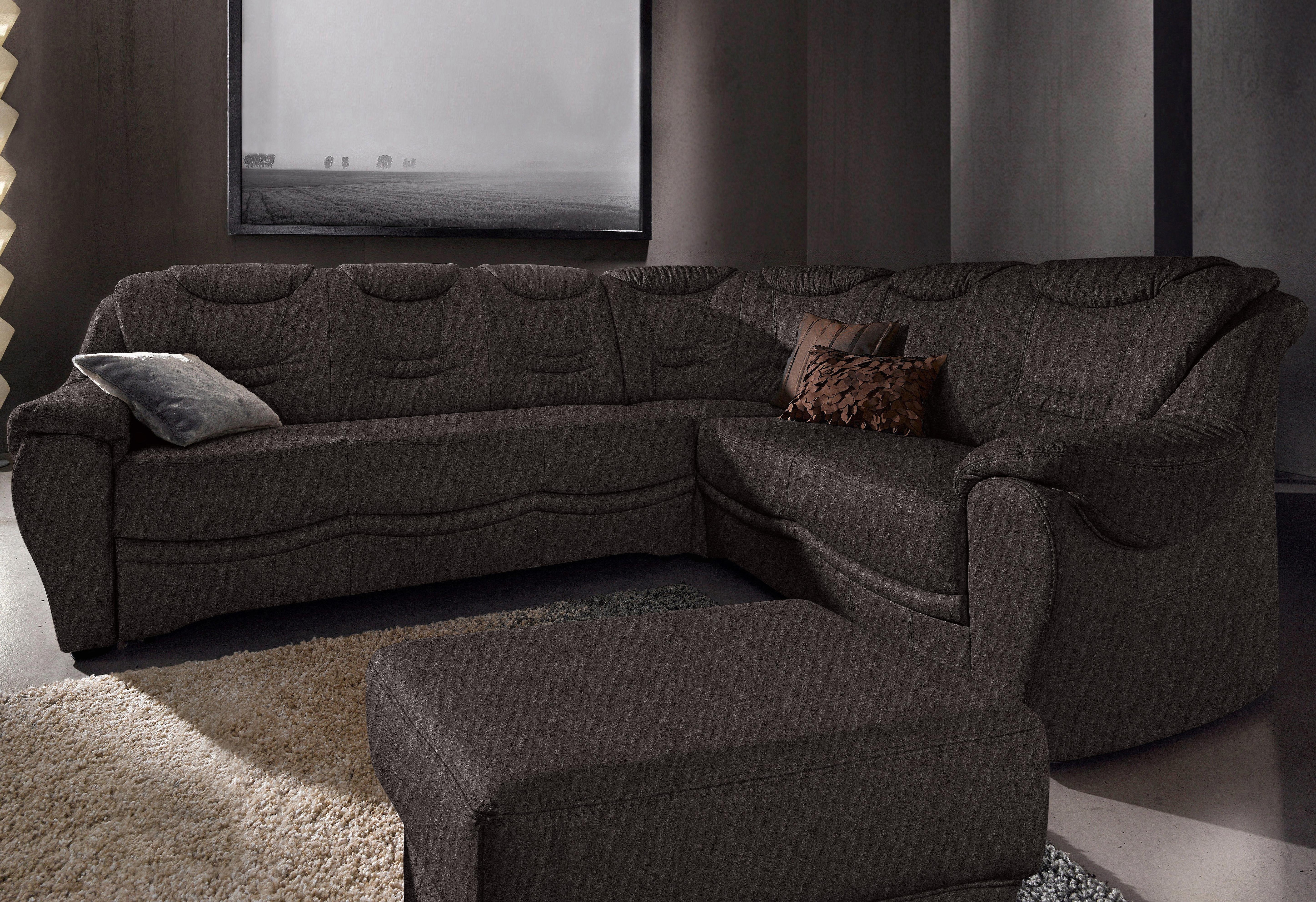 sit&more Ecksofa "Benson L-Form" wahlweise mit Schlaffunktion