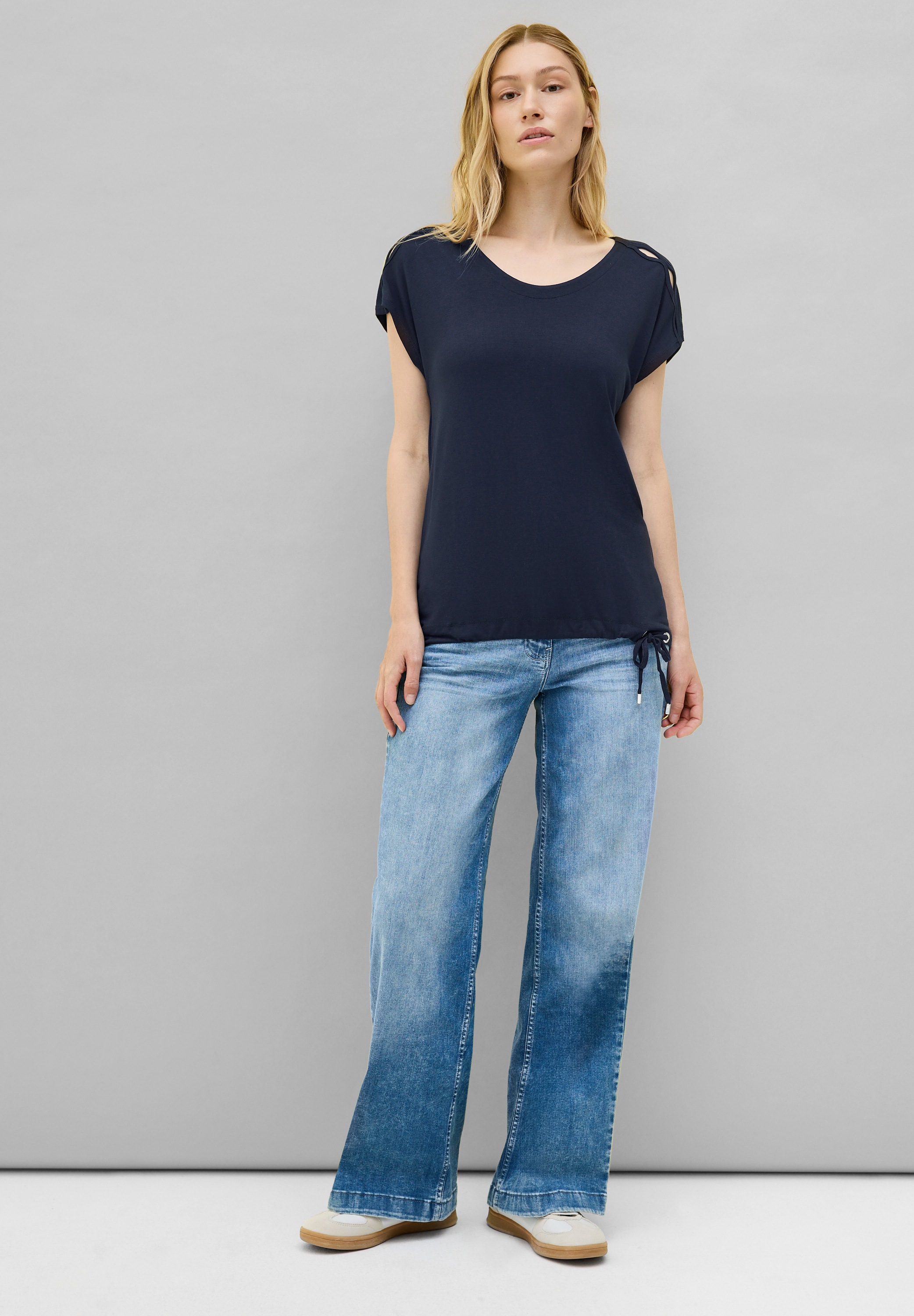 Cecil T-Shirt, aus softer Viskose