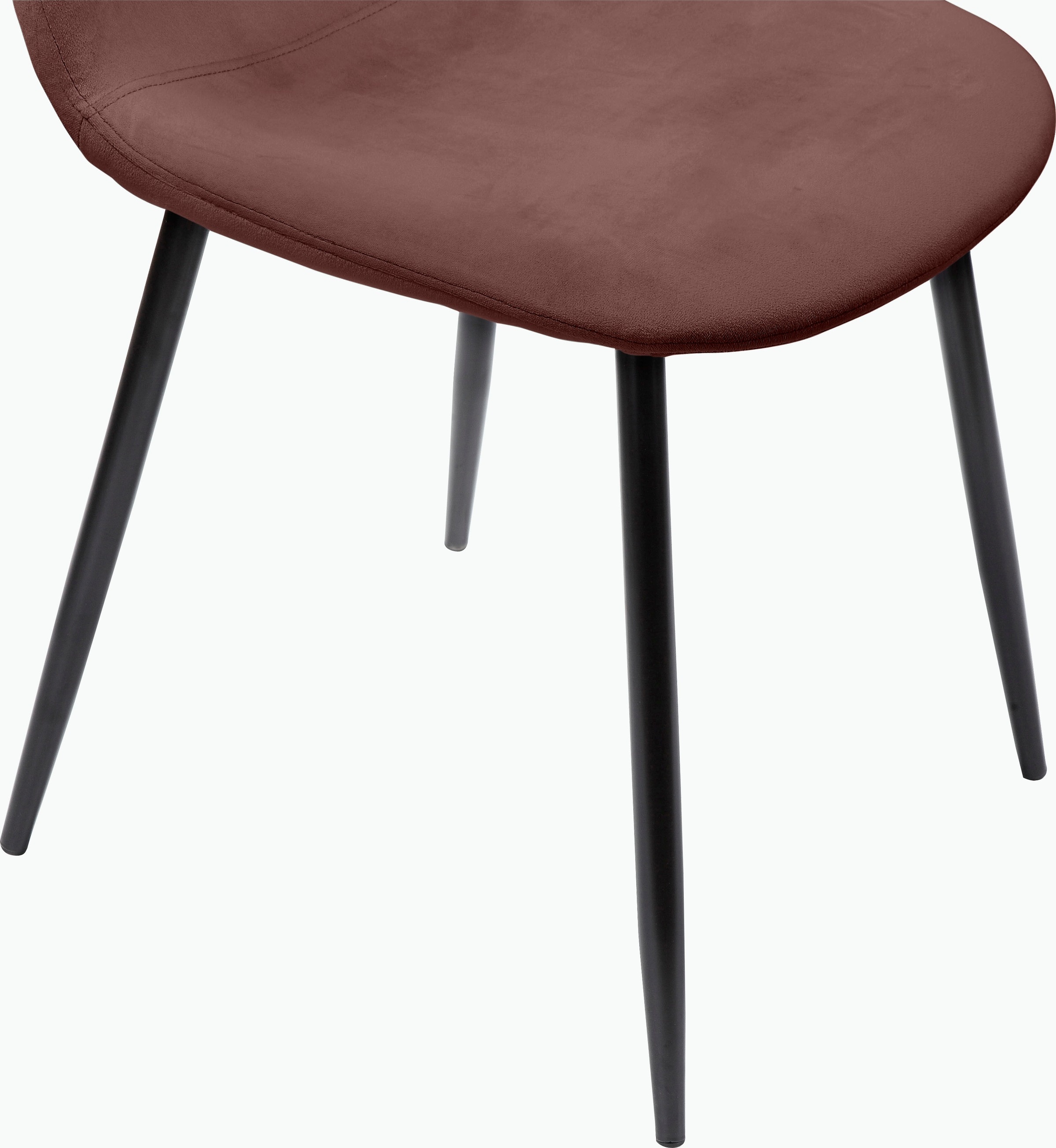 Leonique Essgruppe »Eadwine, TOPSELLER! Tisch plus 4 Stühle, Sitzgruppe«, (Set, 5 tlg., Esstisch plus 4 Esszimmerstühle), bestehend aus Esstisch 160 cm und 4 Esszimmerstühlen, Polsterstühlen