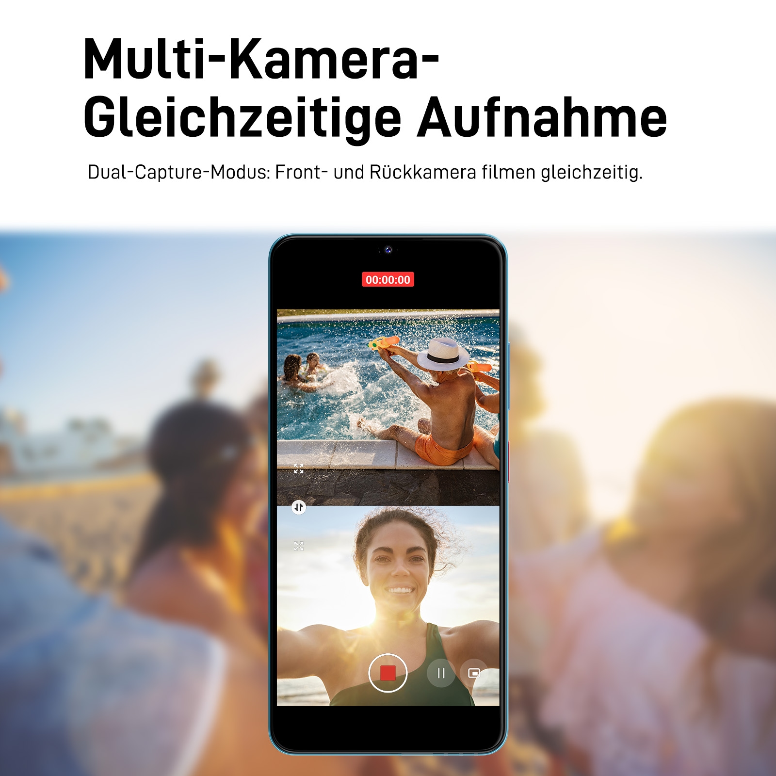 ZTE Smartphone »Blade A76 5G« Stardust Black