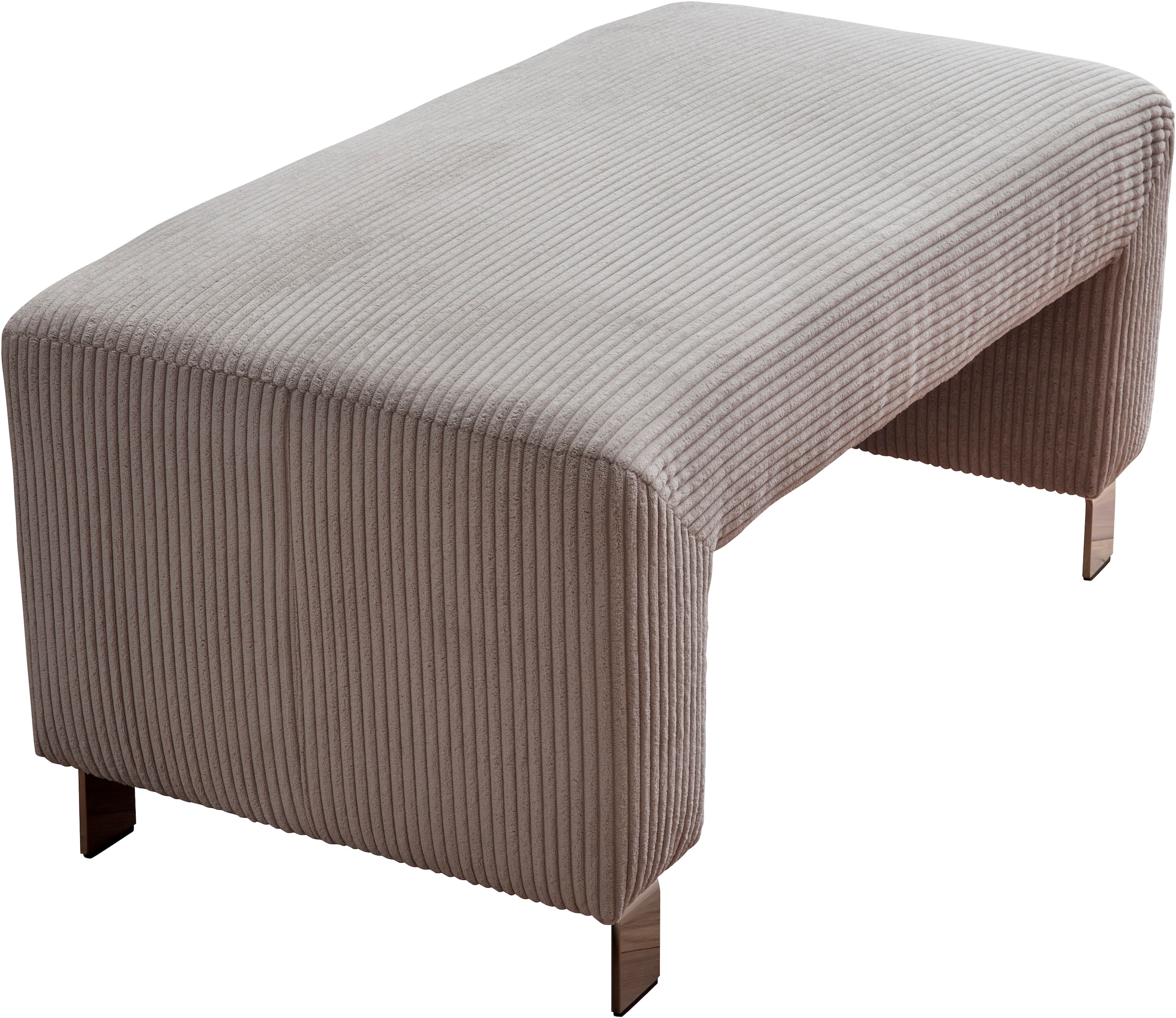 exxpo - sofa fashion Polsterhocker »Intenso, Hocker, modern, wahlweise in Leder oder Textil«, hohe Bodenfreiheit, frei im Raum stellbar, hoher Sitzkomfort
