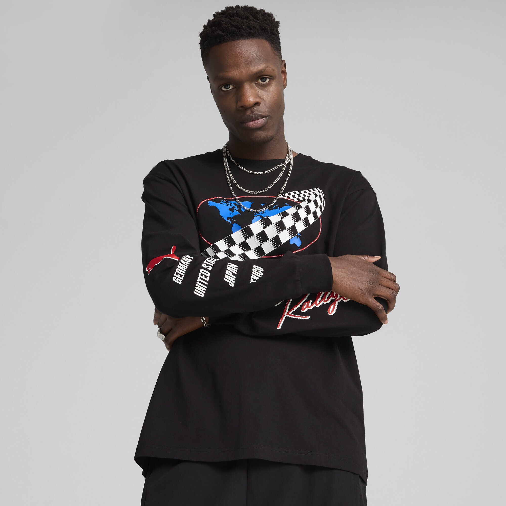 PUMA T-Shirt »GRAPHICS PUMA Moto Relaxed T-Shirt Herren«