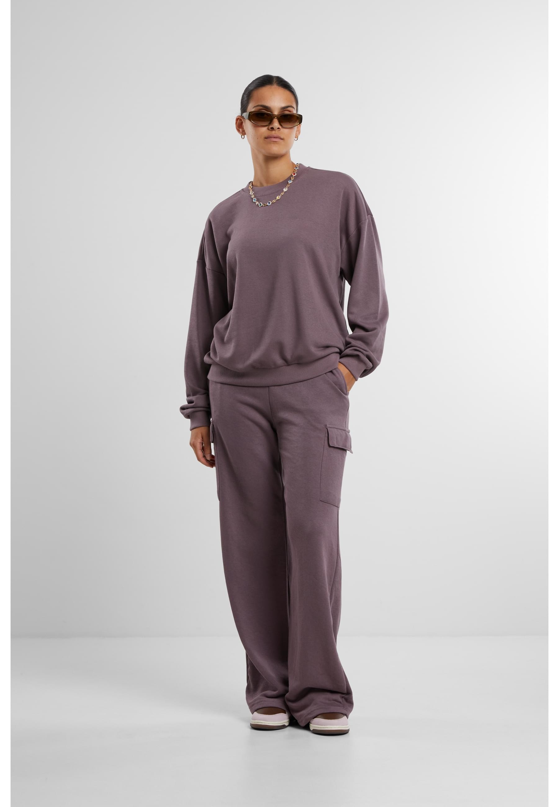 URBAN CLASSICS Jogginghose »Urban Classics Damen Ladies Baggy Light Terry Sweat Pants«, (1 tlg.)