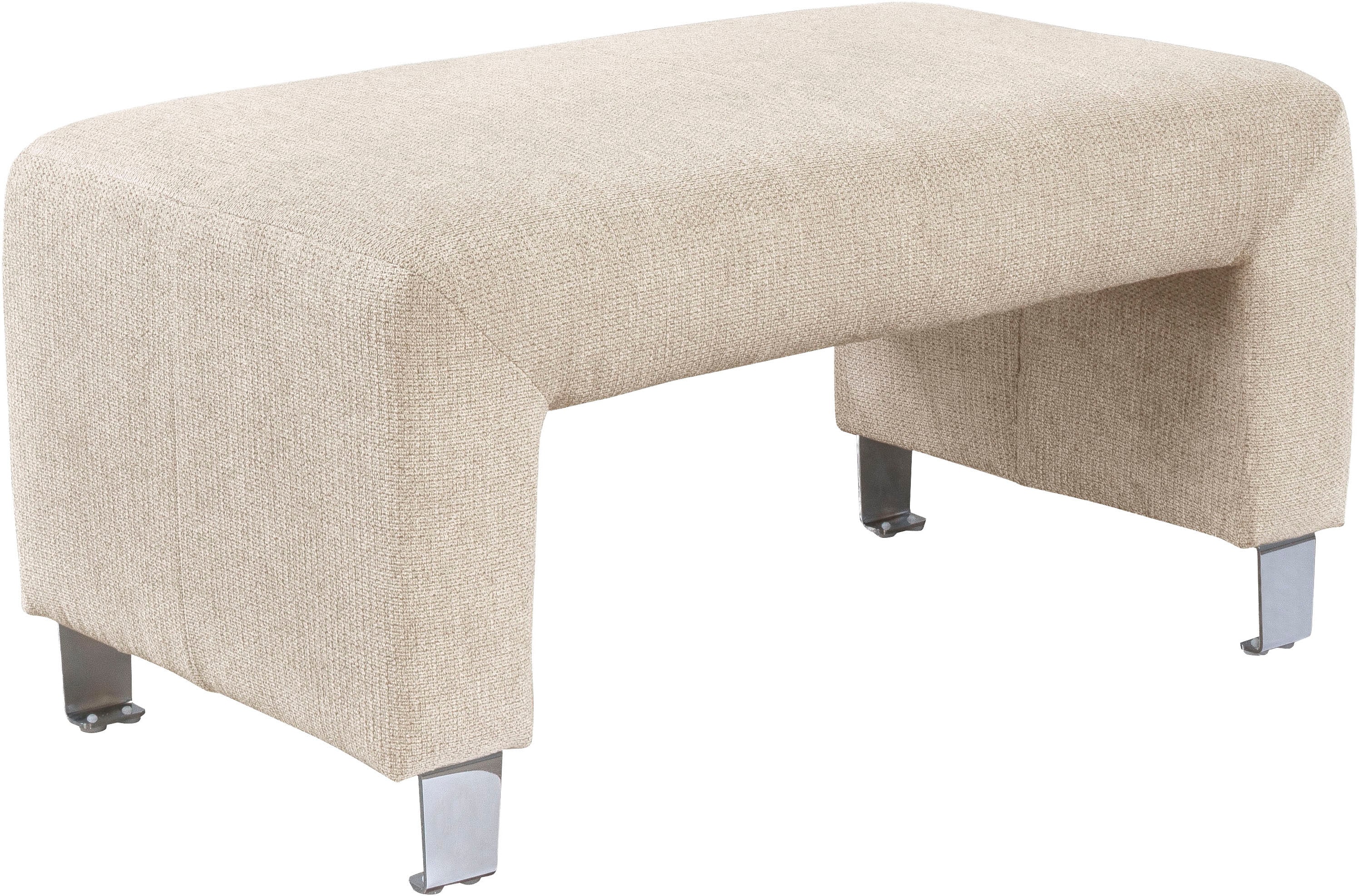 exxpo - sofa fashion Polsterhocker "Intenso, Hocker, modern" hohe Bodenfreiheit, frei im Raum stellbar, hoher Sitzkomfort