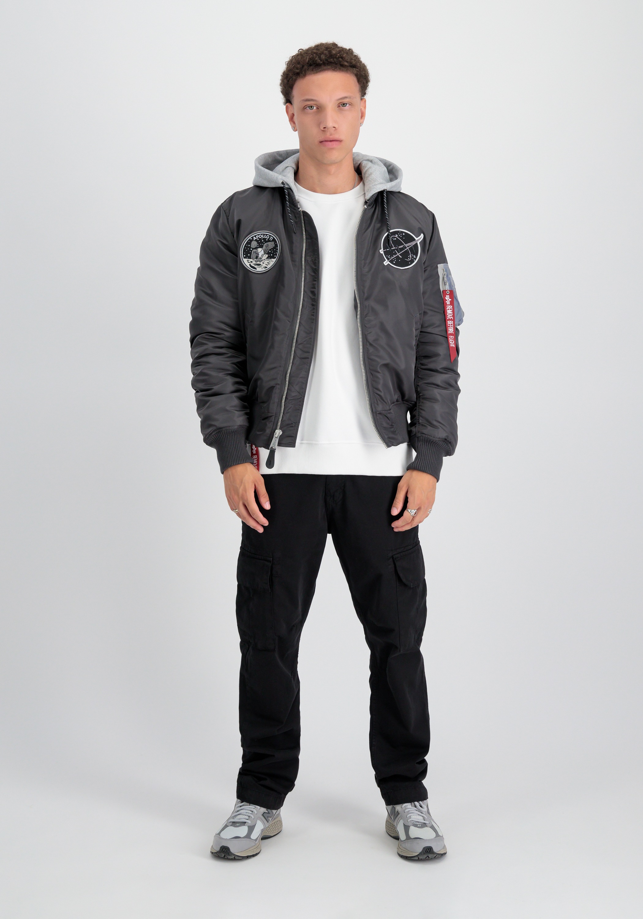 Alpha Industries Bomberjacke »Alpha Industries Men - Bomber Jackets MA-1 VF Hood Dark Side«