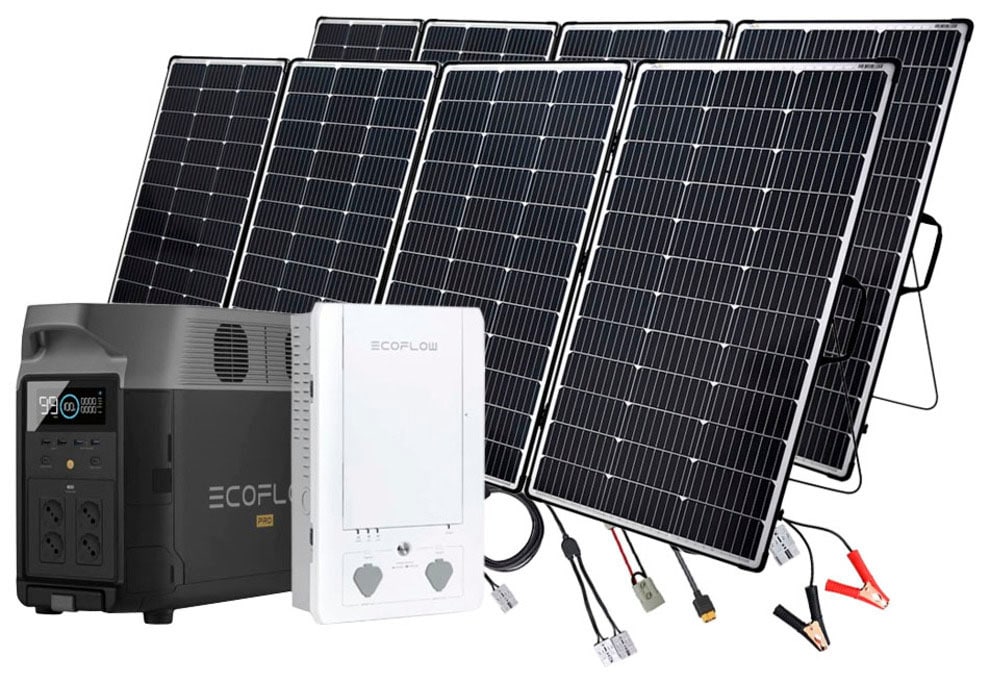 Solaranlage »Delta Pro Powerstation mit 2 x 440W Offgridtec Solarmodul«, (Spar-Set),...