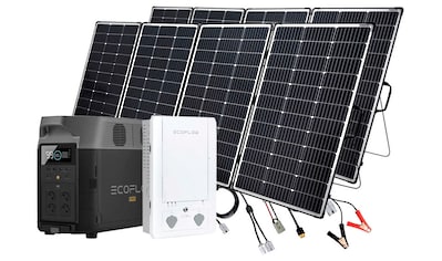 Solaranlage »Delta Pro Powerstation mit 2 x 440W Offgridtec Solarmodul«, (Spar-Set)