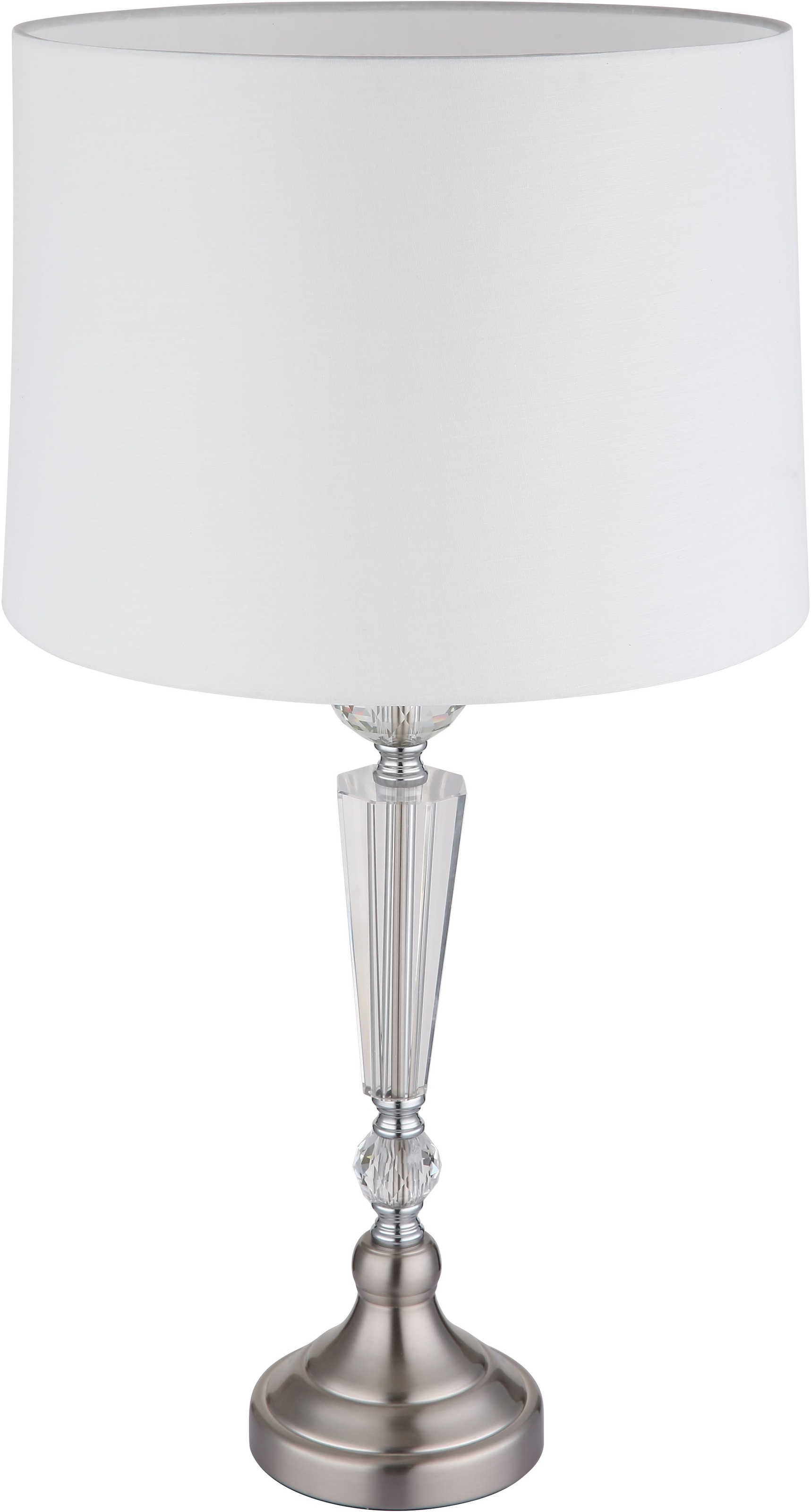 GLOBO LIGHTING Tischleuchte »ARRO« E27 1 Stk. Tischlampe/Schlafzimmer/Wohnzimmer/Textil