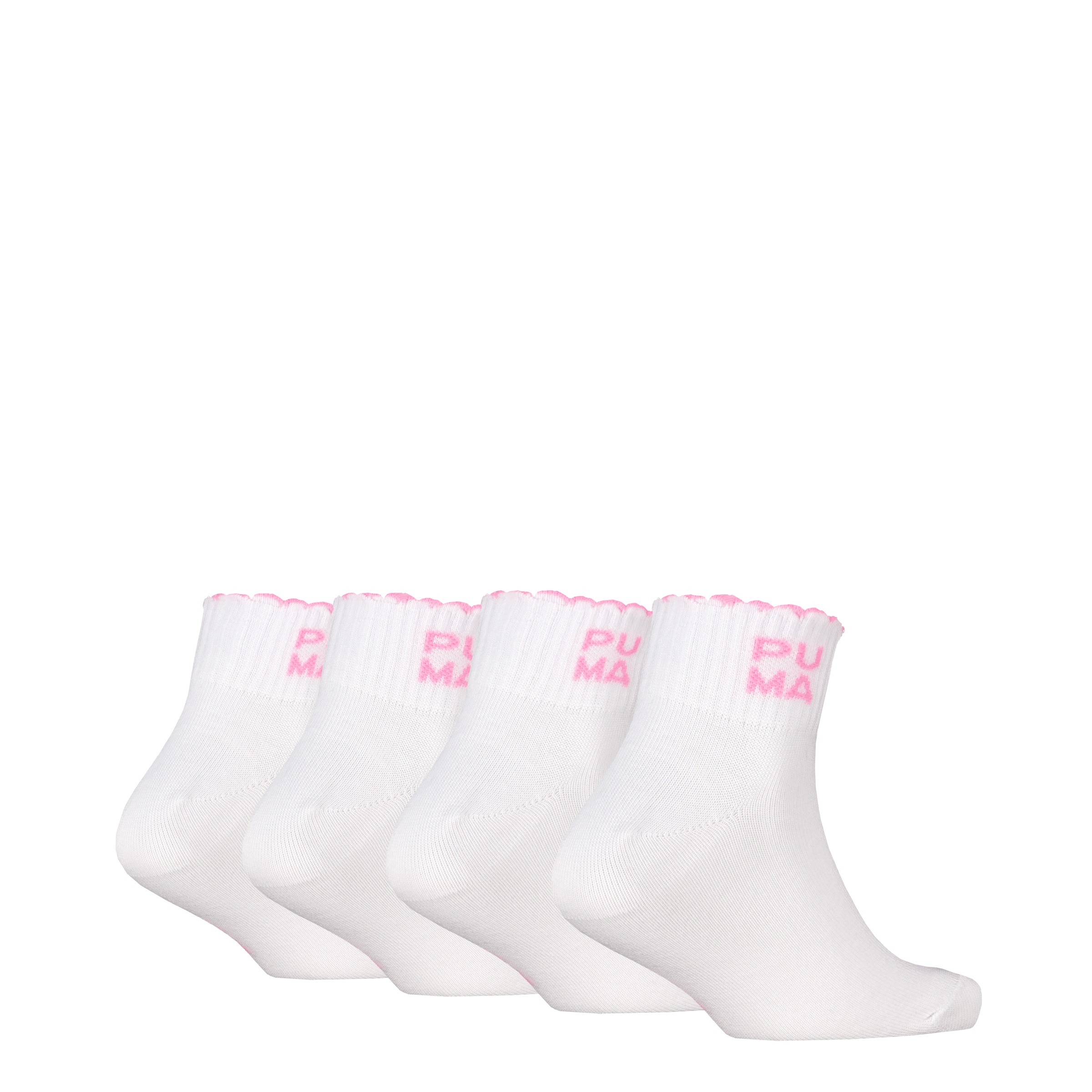 PUMA Kurzsocken »PUMA KIDS SQUARE LOGO QUARTER 4P ECOM« 4 Paar, 