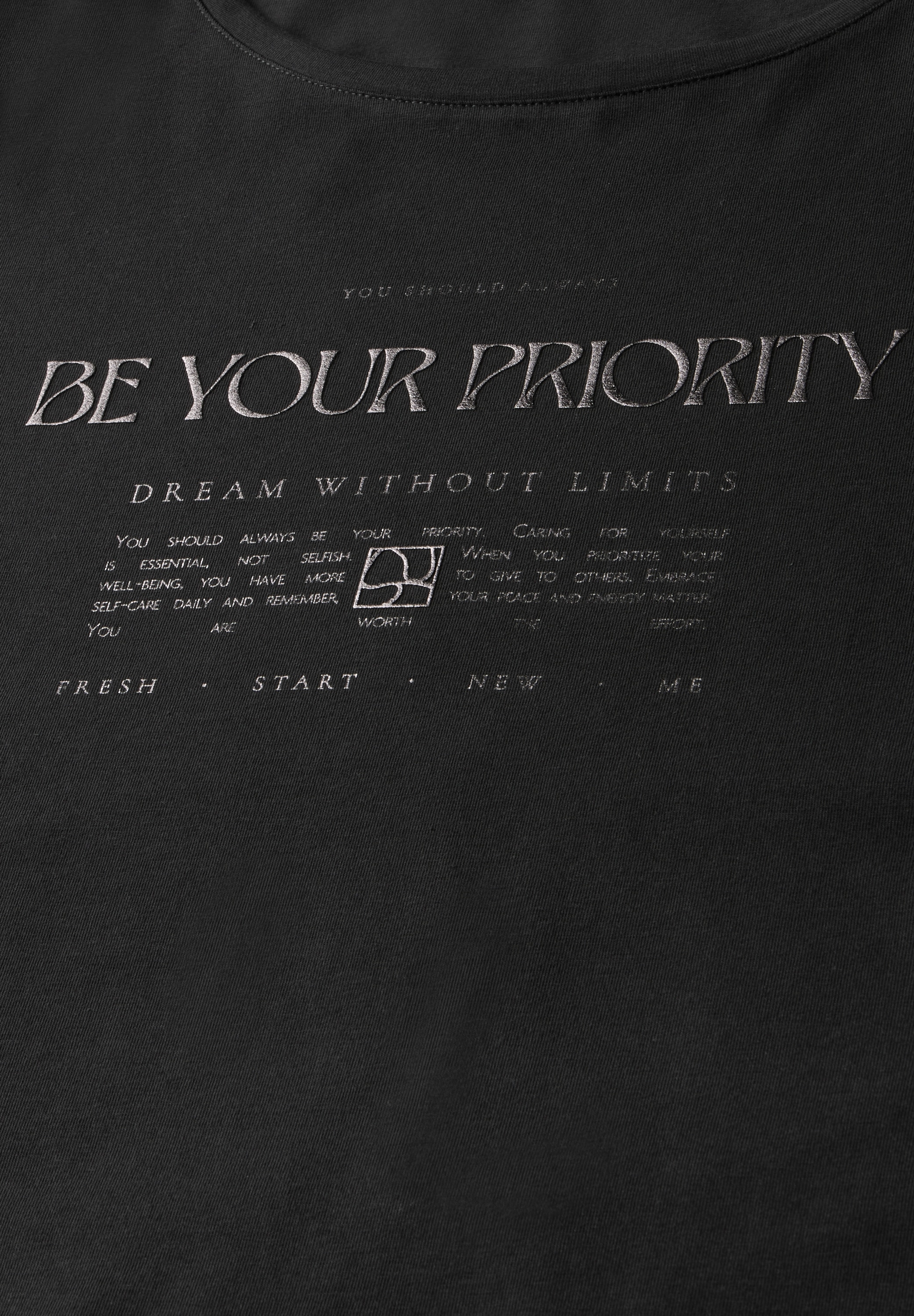 STREET ONE T-Shirt, mit Schriftzug