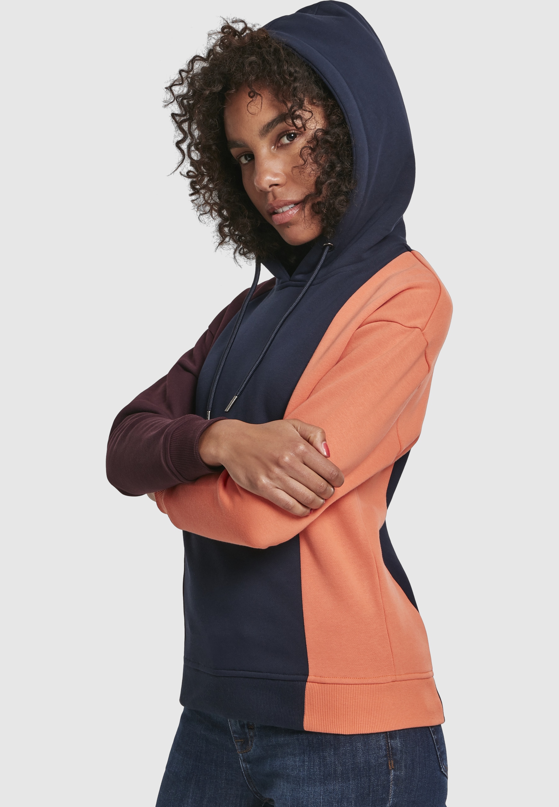 URBAN CLASSICS Sweatshirt »Urban Classics Damen Ladies Tripple Hoody«, 1 Stk.
