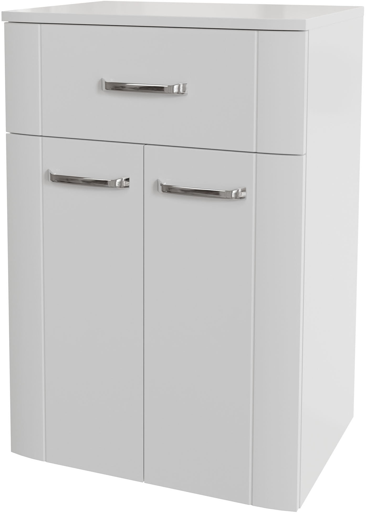 Saphir Unterschrank "Serie 3006 Badschrank 50cm breit mit 2 Türen, 1 Schubl günstig online kaufen