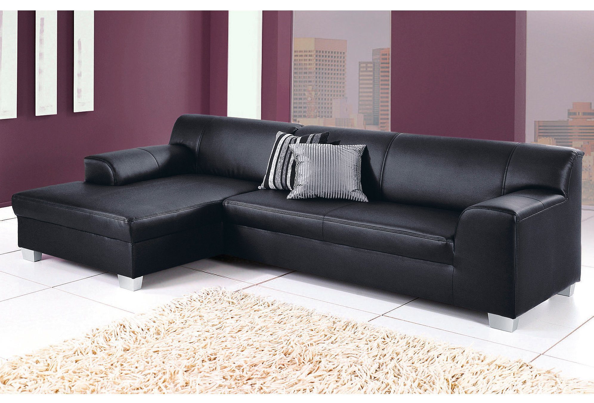 DOMO collection Ecksofa Amando, wahlweise mit Bettfunktion