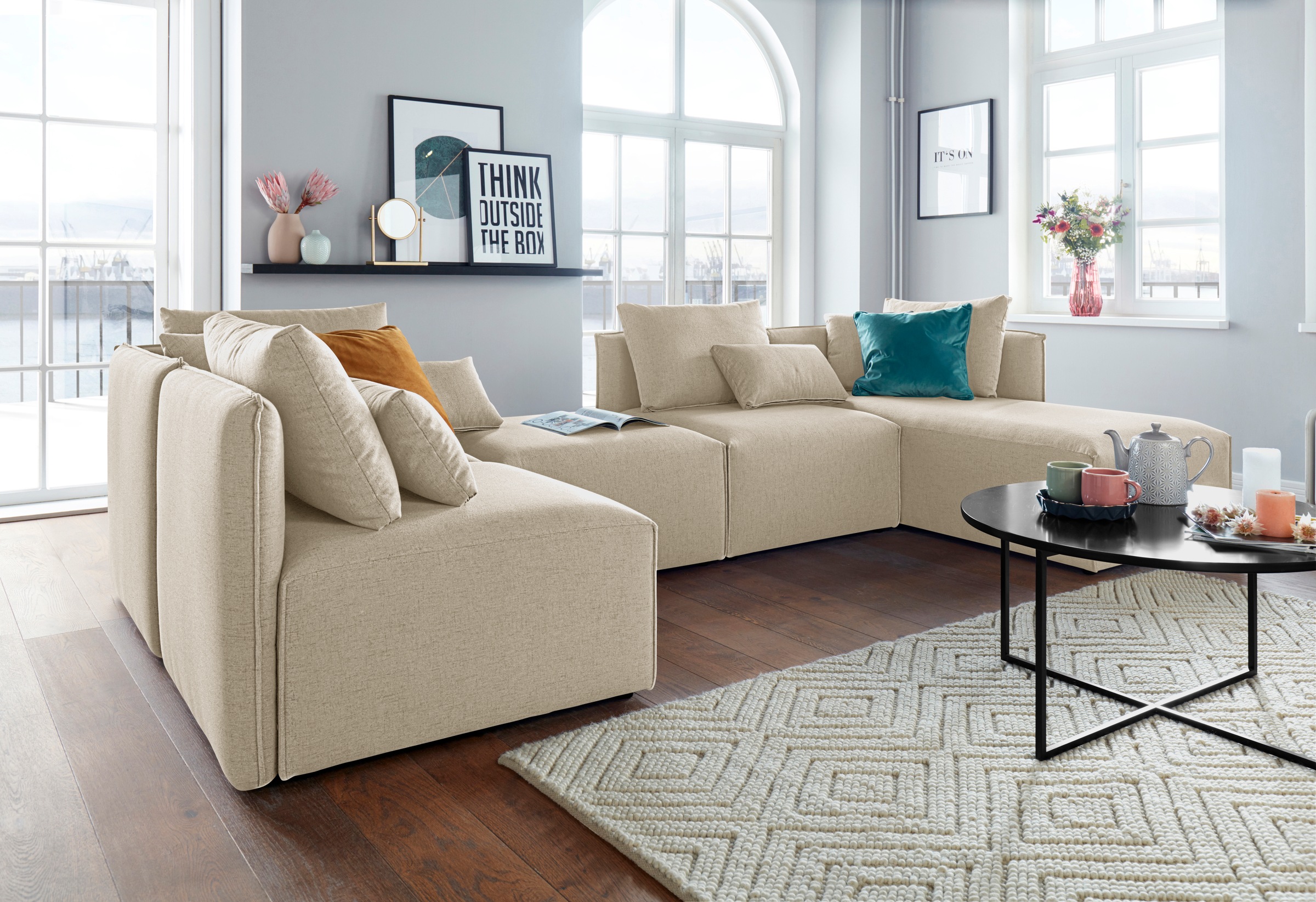 andas Sofa-Eckelement »Nöre«, Modul - zum Zusammenstellen; in vielen Bezugsqualitäten und Farben