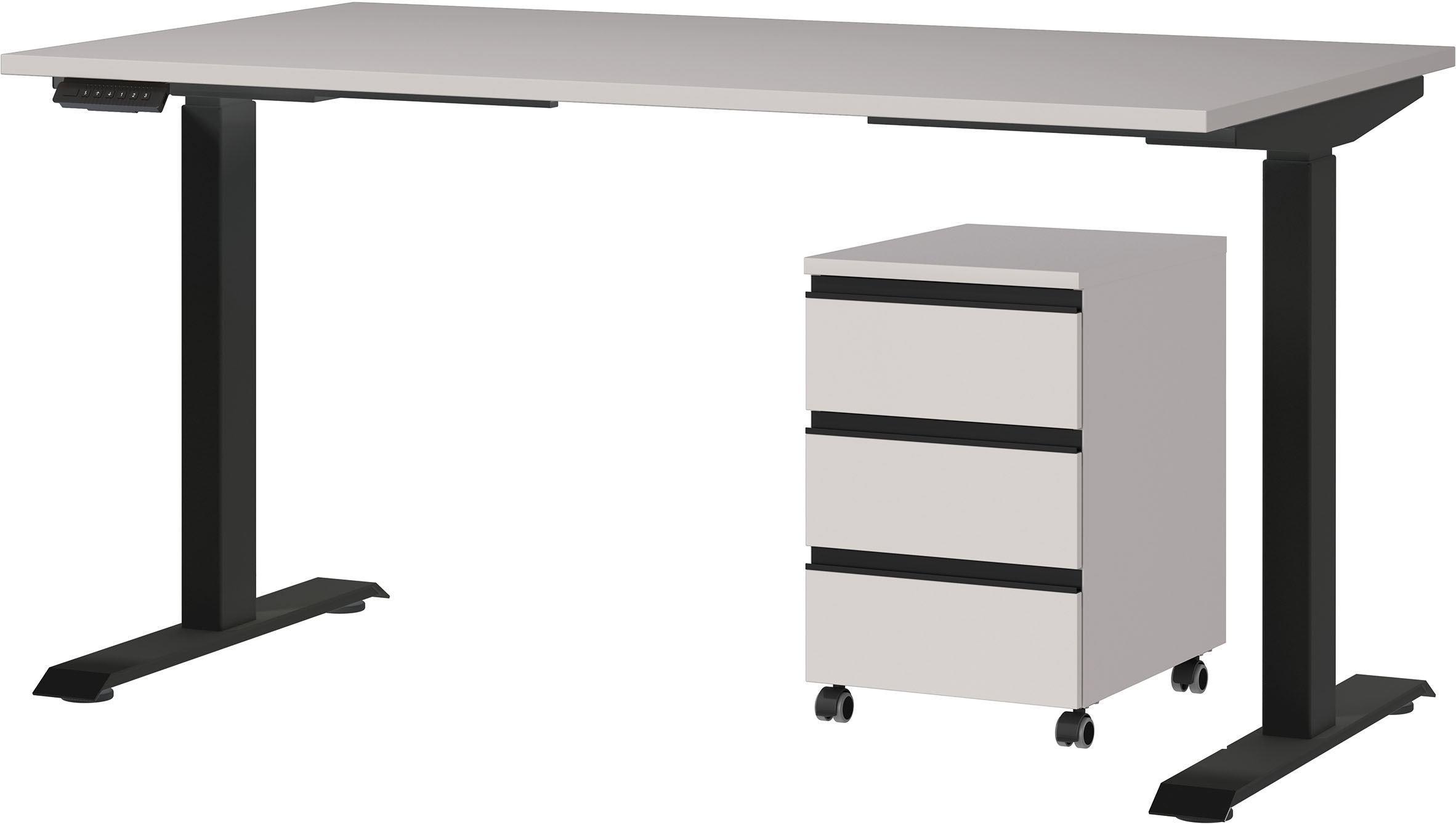 GERMANIA Büromöbel-Set "Lemont" 2 Stk. tlg. Set bestehend aus höhenverstell günstig online kaufen