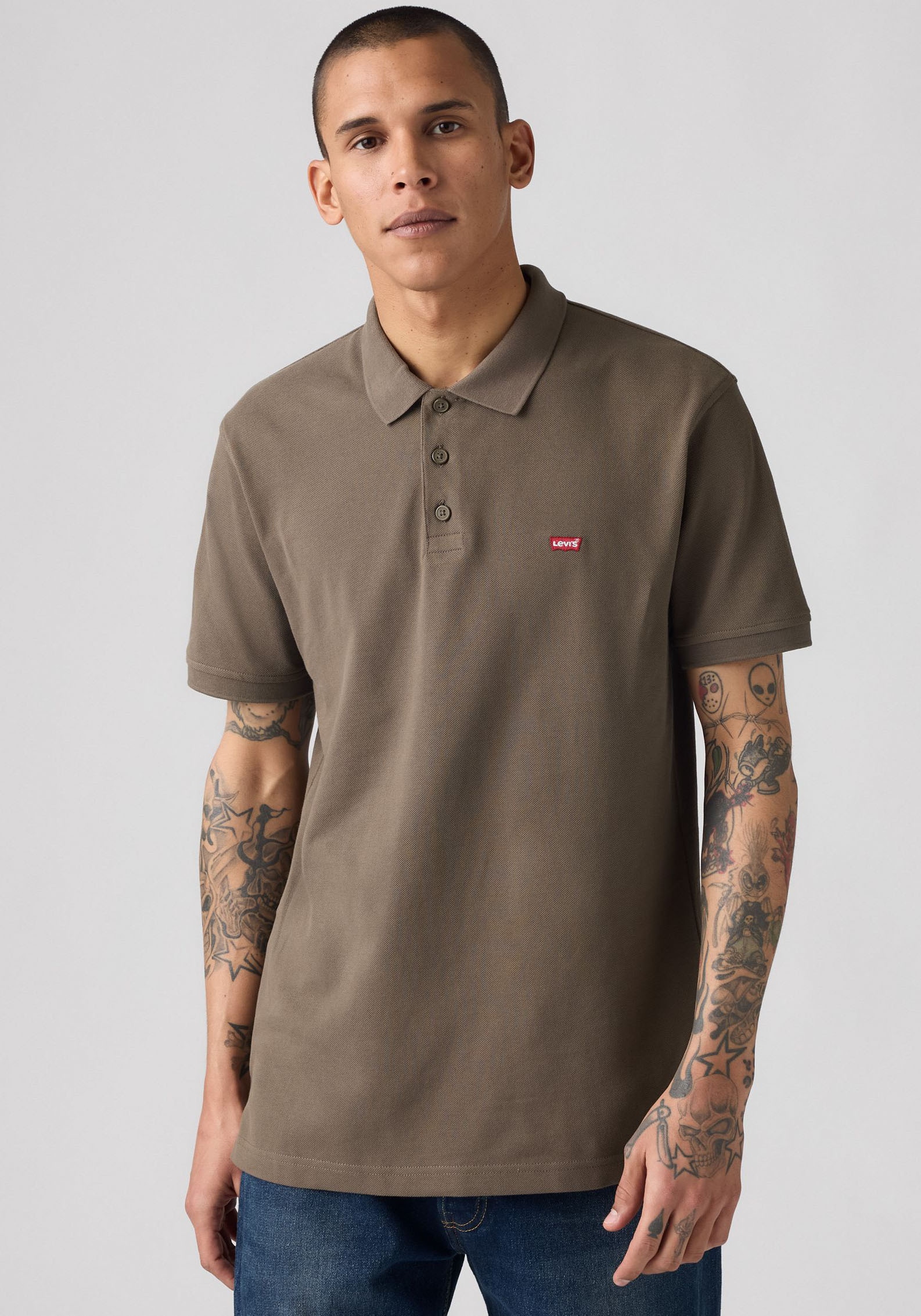Levi's® Poloshirt »LE NEW LEVIS HM POLO«, mit kleinem Batwing-Logo