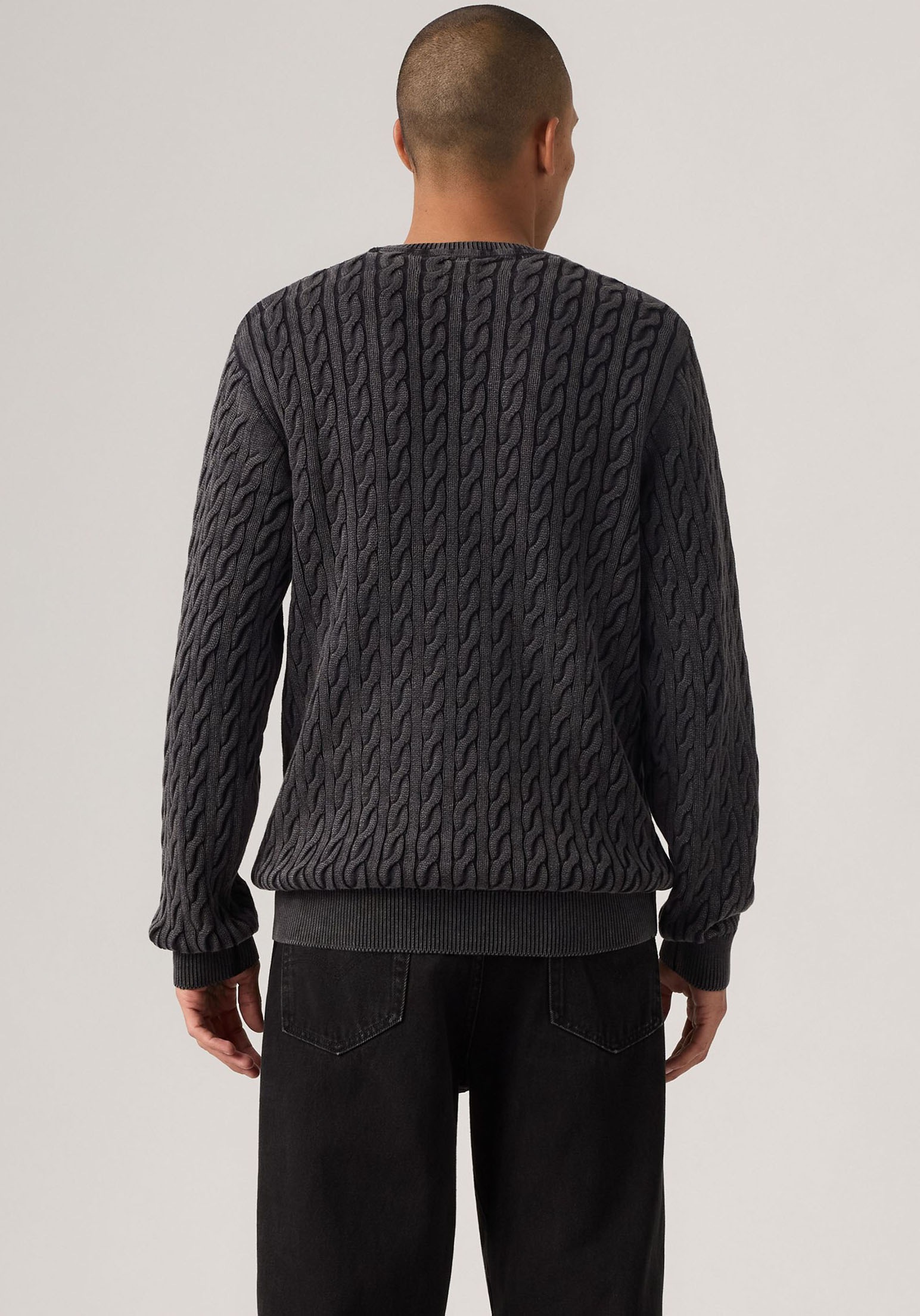 Levi's® Rundhalspullover »LV PRESIDIO«, mit Zopfmuster