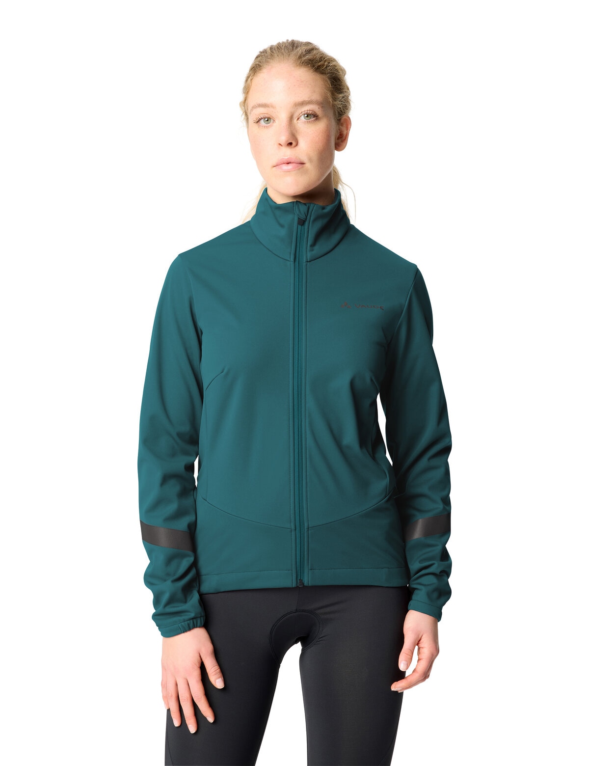 VAUDE Damen Softshelljacke "WOMEN'S MATERA SOFTSHELL JACKET III", grün, Gr. 38, Obermaterial: 100% Polyester, Jacken, für Radsport und