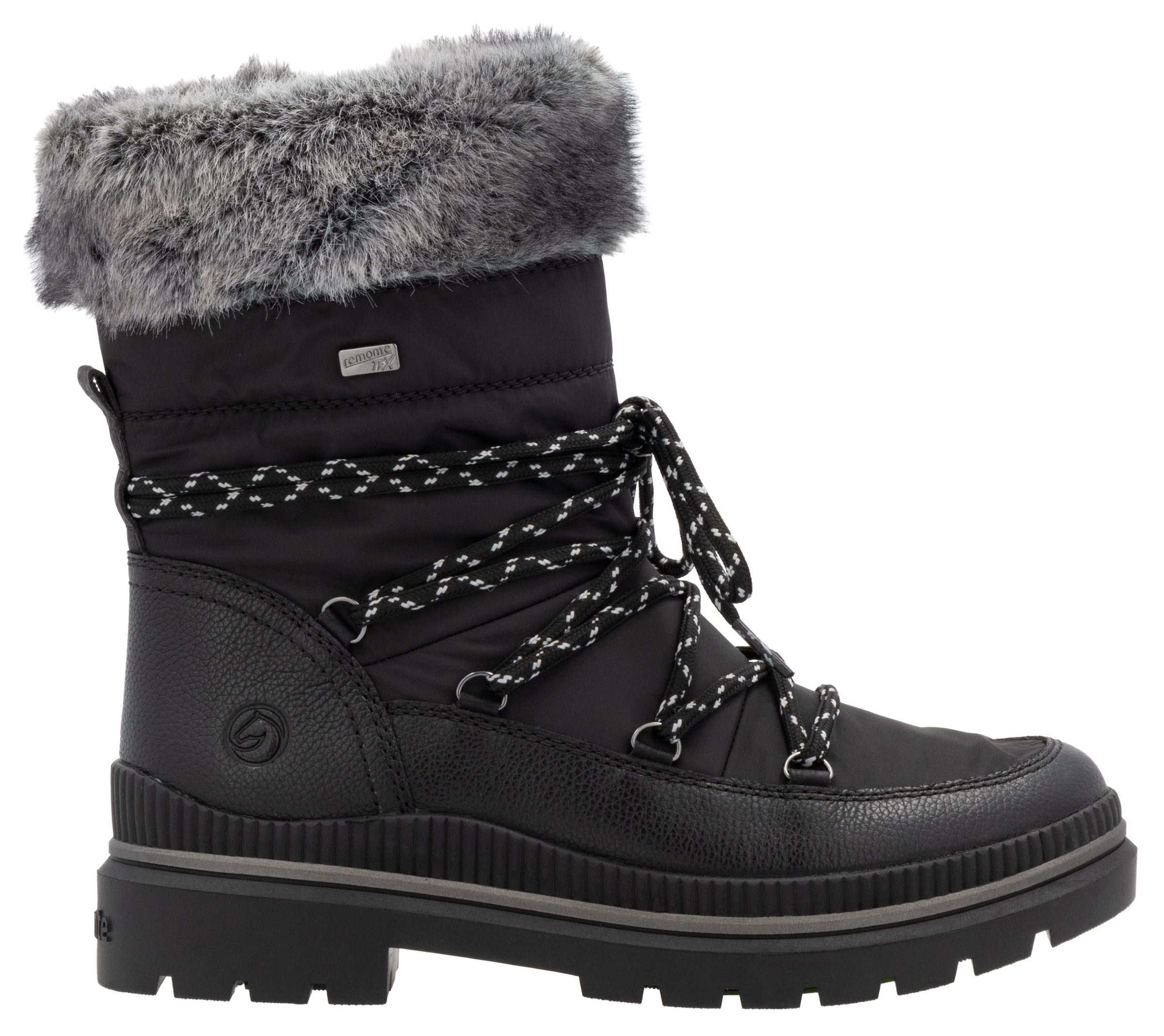 Remonte Winterboots, Blockabsatz, Winterstiefelette mit wasserabweisender TEX-Membran