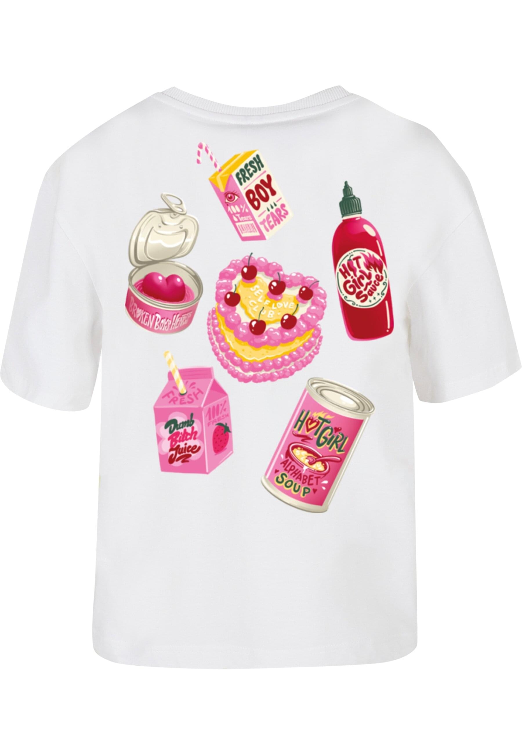 Miss Tee T-Shirt »Miss Tee Damen Hot Girl Dinner Tee«, (1 tlg.)