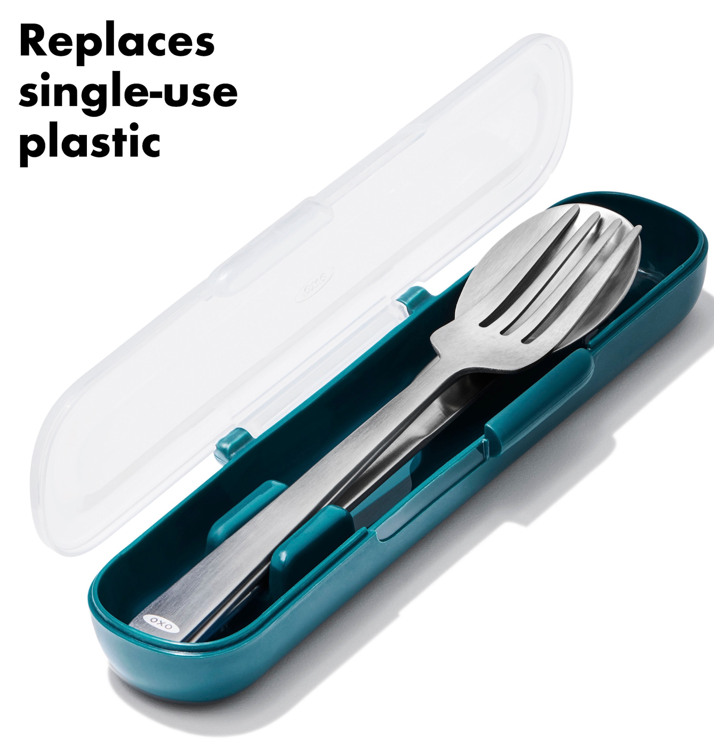 OXO Good Grips Besteck-Set, (Set, 4 tlg.), mit Aufbewahrungsbox