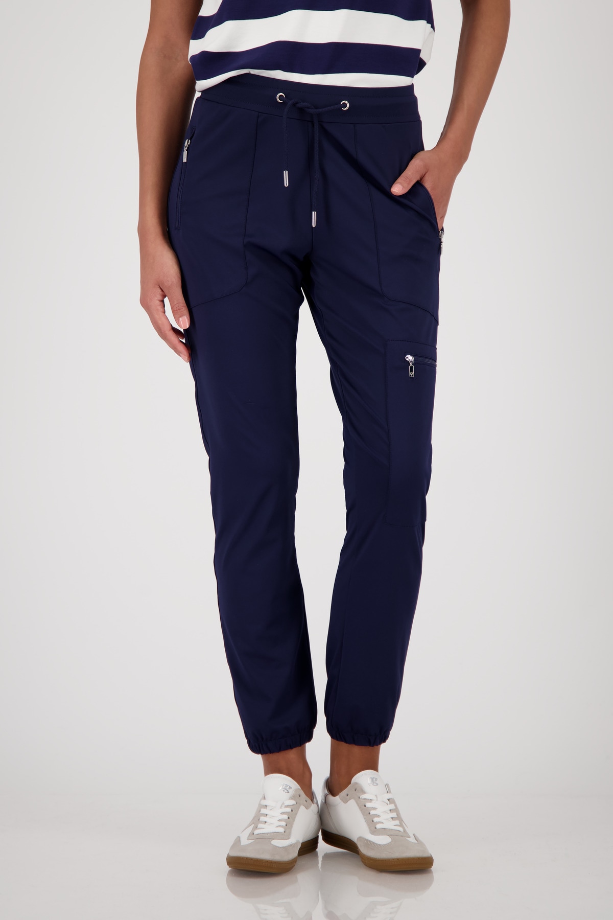 Monari Cargohose "Hose Jersey Cargo 72cm", Mit elastischem Bund günstig online kaufen
