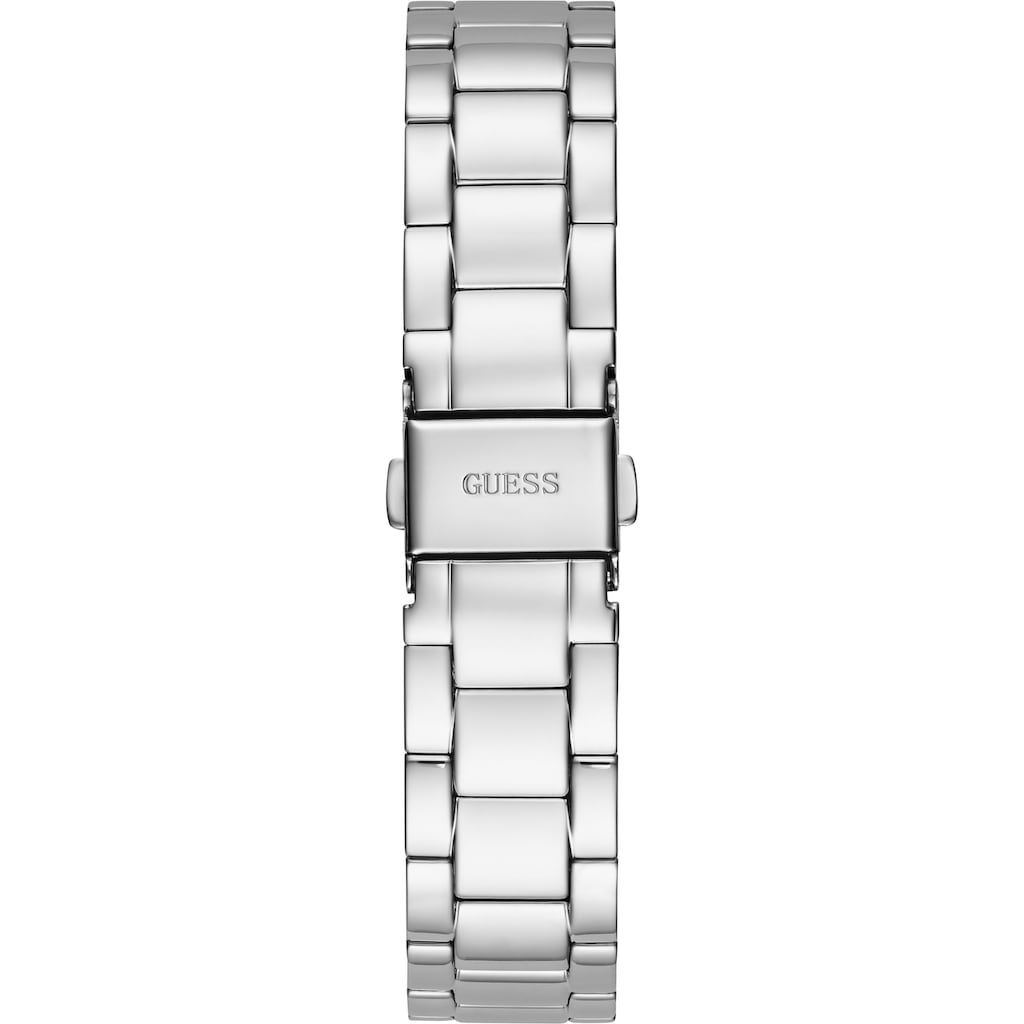 Damenmode Uhren Guess Quarzuhr »GW0307L1,LUNA« silberfarben