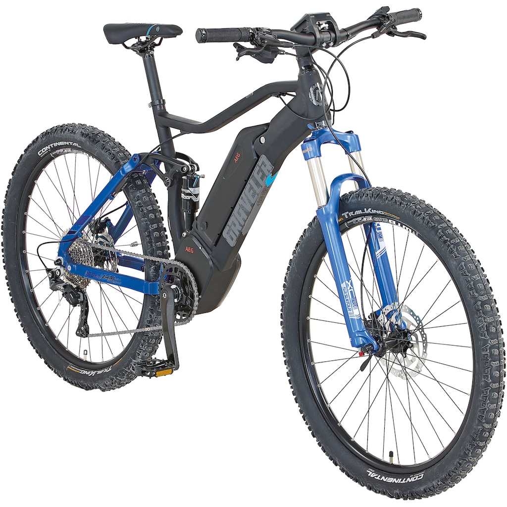 Prophete E-Bike »Graveler e8000«, 10 Gang, Shimano, Deore XT, Mittelmotor 250 W, (inkl. Dämpferpumpe)