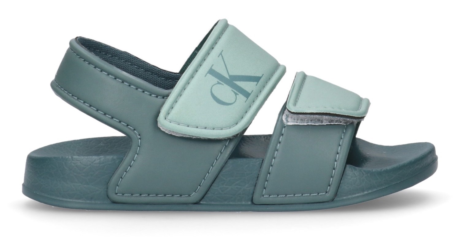 Calvin Klein Jeans Sandale, Badesandale, Wasserschuh, Klettschuh mit robuster Innensohle