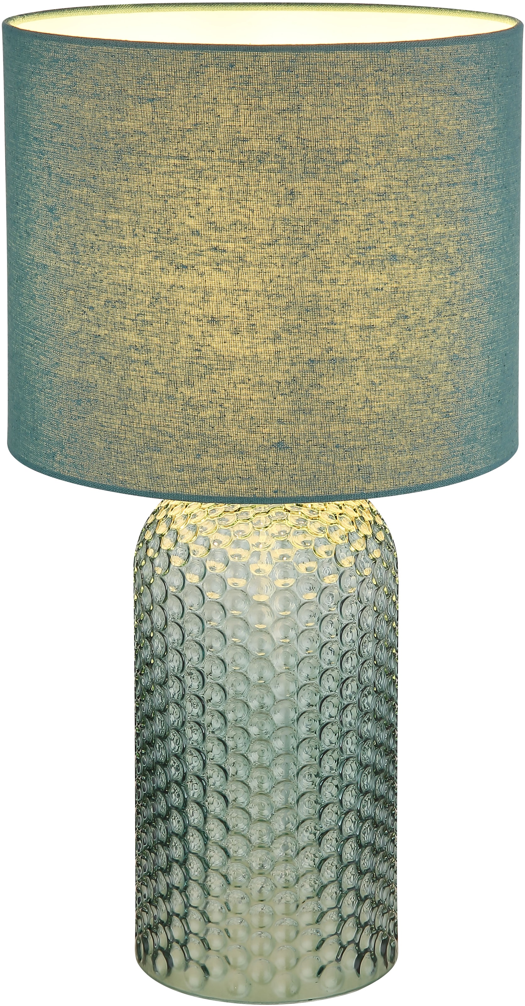 GLOBO LIGHTING Tischleuchte »SOFIA«, Leuchtmittel E27 | ohne Leuchtmittel, Tischlampe/blassgrün/Wohnzimmer/Flur/Schlafzimmer
