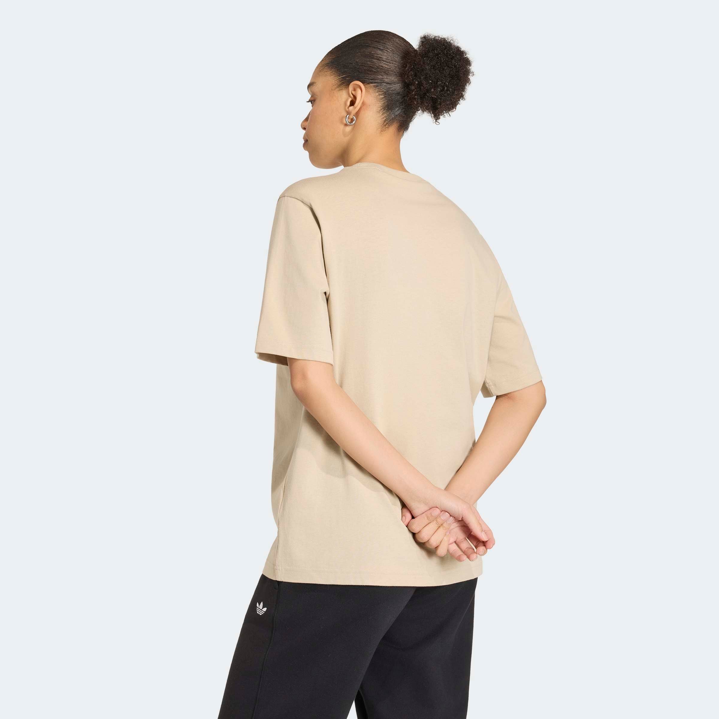adidas Originals T-Shirt »ESSENTIALS, LOCKER GESCHNITTEN« für Erwachsene, mit sportlichem Stil, Kurzarmdesign, ohne Verschluss