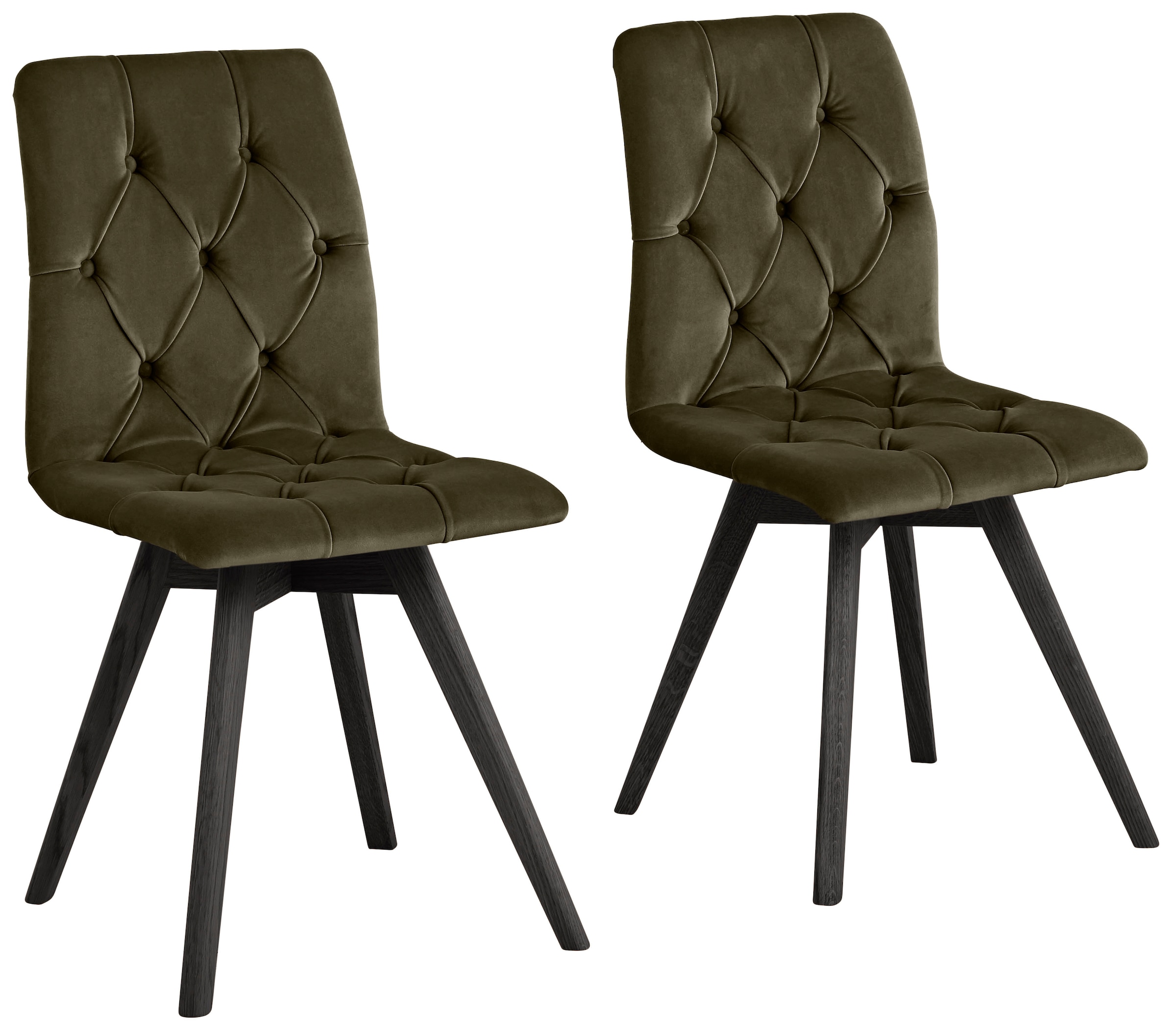 OTTO home Esszimmerstuhl "Rania" (Set) 2 Stk.mit Massivholzbeinen günstig online kaufen