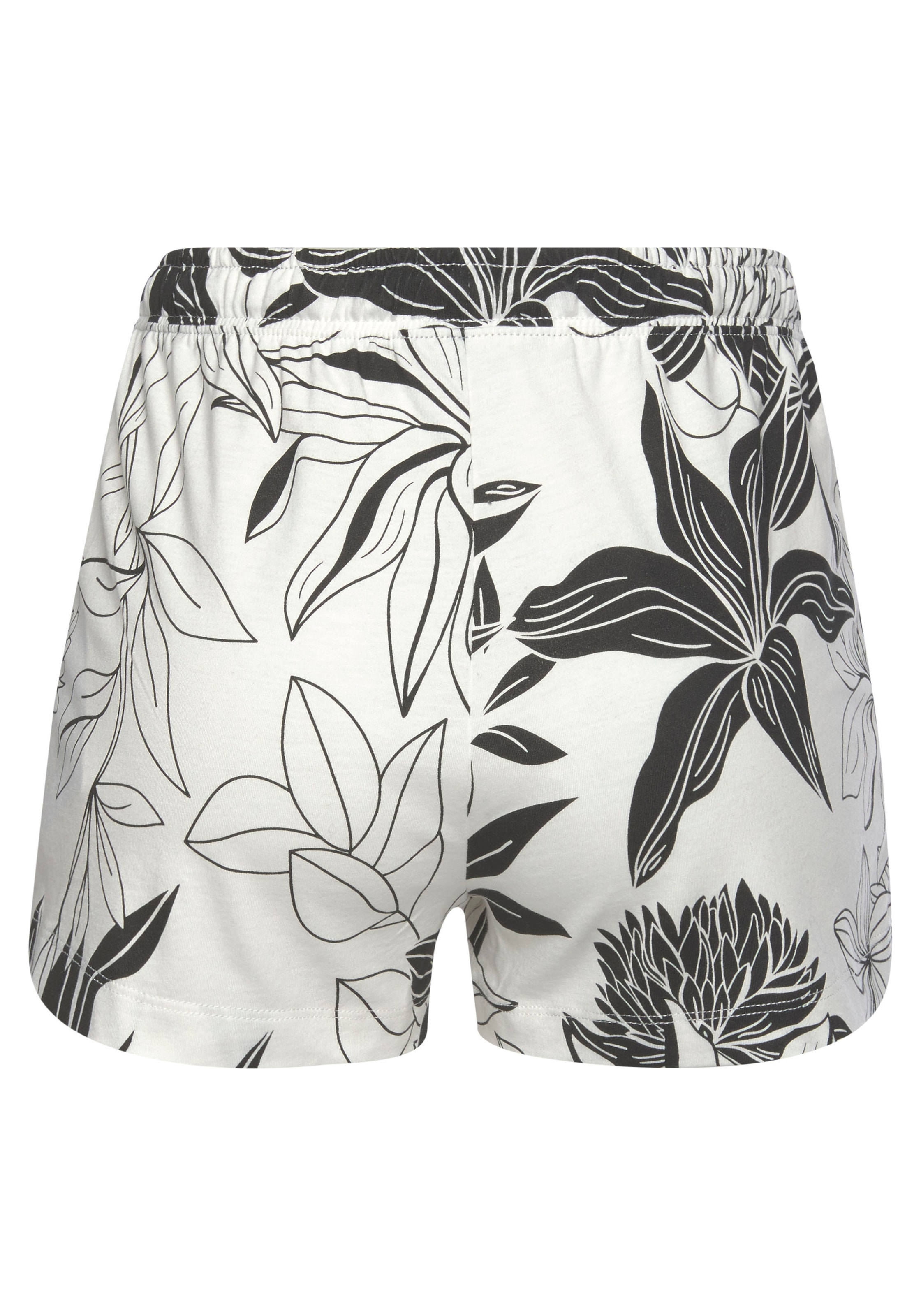 LASCANA Schlafshorts, mit floralem Druck