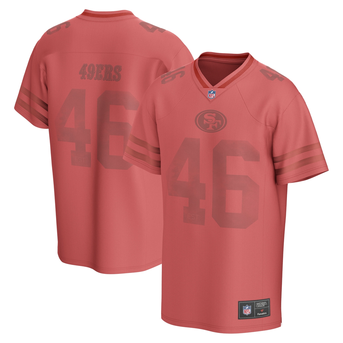 FANATICS Kinder Footballtrikot "Fanatics Trikot San Francisco 49ers DYSTOPIA Foundation"rot, Gr. L, 100% Polyester, Trikots