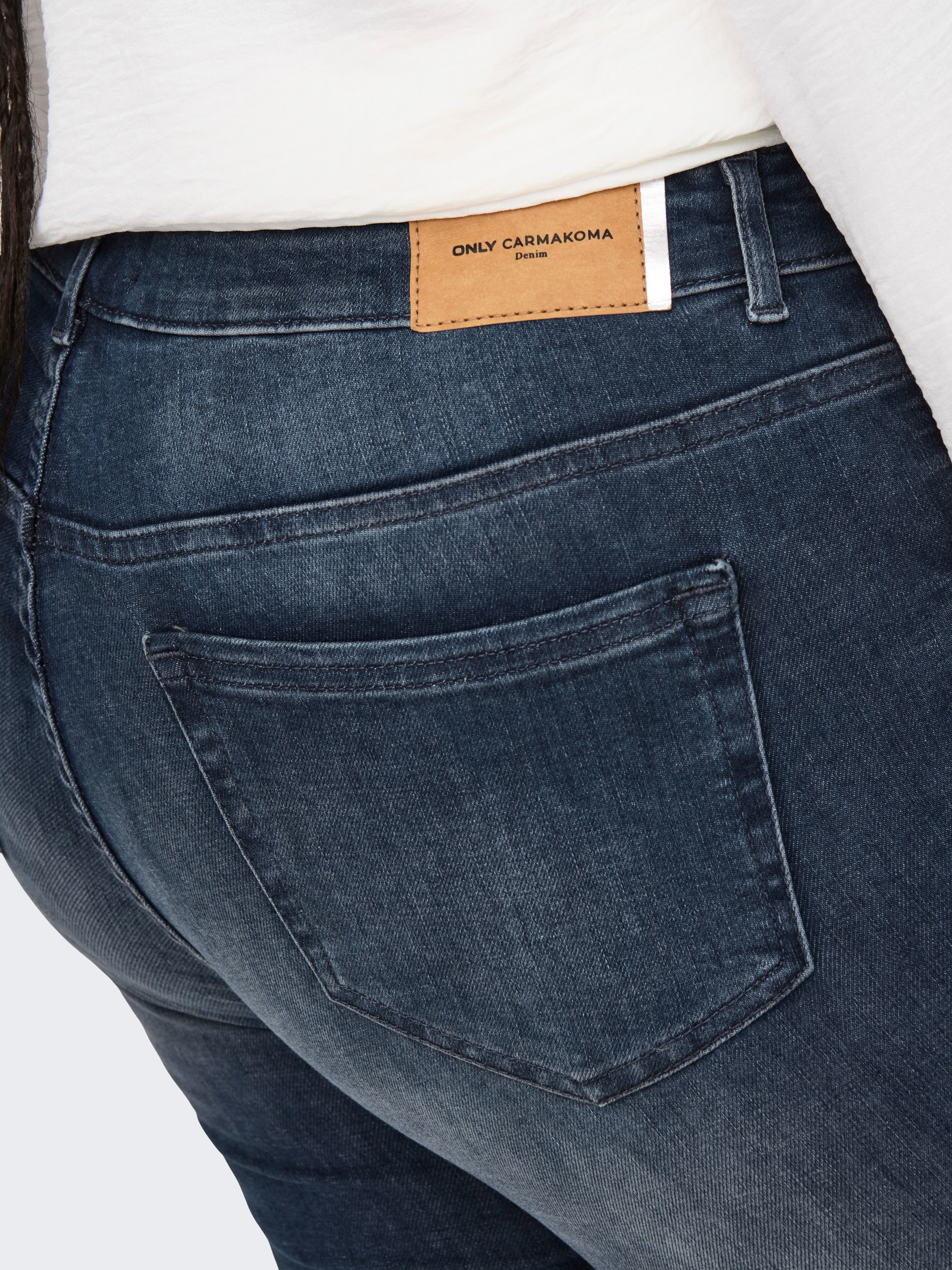 Thumbnail - ONLY CARMAKOMA Skinny-fit-Jeans "CARWILLY REG SK ANK RW REA422 NOOS"