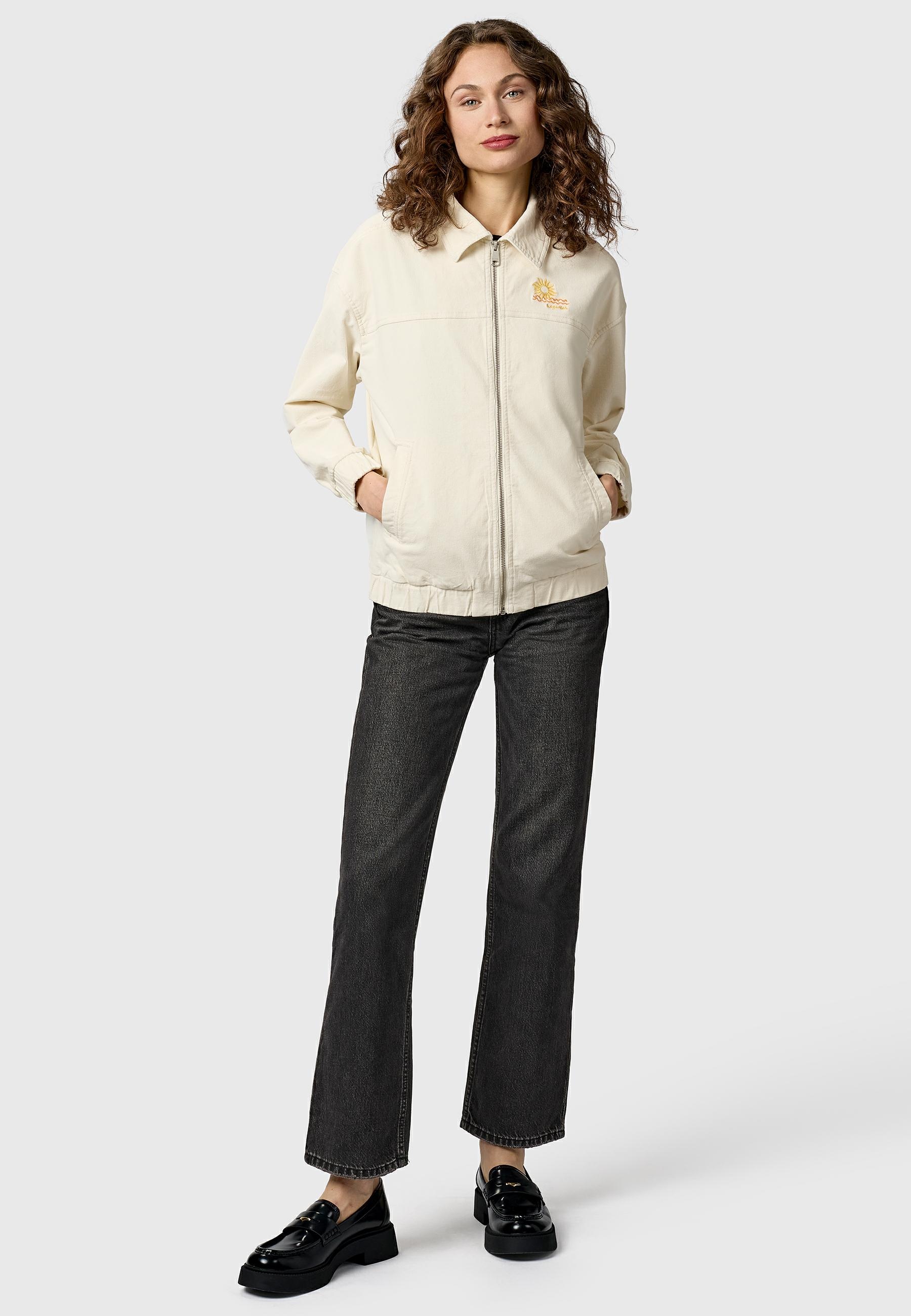 Ragwear Outdoorjacke »Melvene Cordy« ohne Kapuze Lässige Kordjacke mit Hemdkragen