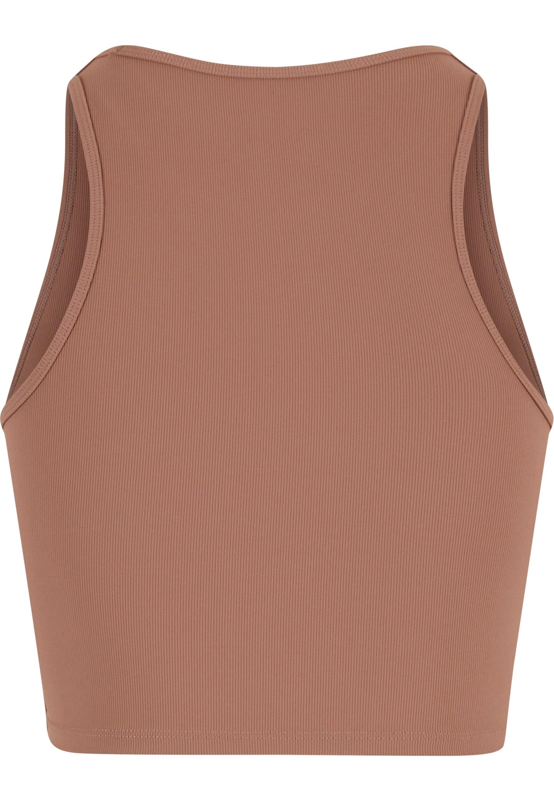 URBAN CLASSICS Muskelshirt »Urban Classics Ladies Sports Top Rib Ladies Sports Top Rib«, (1 tlg.)