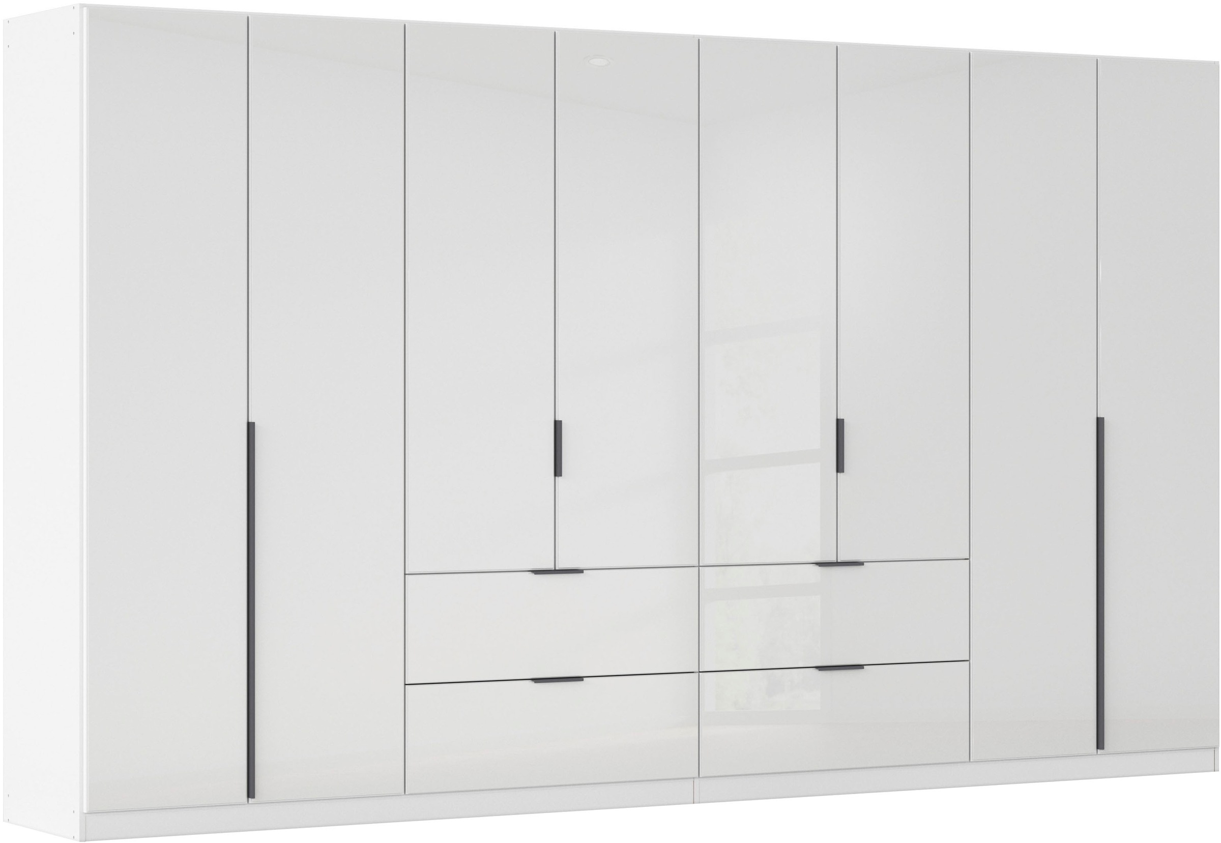 Drehtürenschrank OTTO HOME, B:360cm H:229cm T:54cm, weiß, Holzwerkstoff, Schränke, "Kleiderschrank Kleiderschränke Schrank Garderobe AGORDO mit