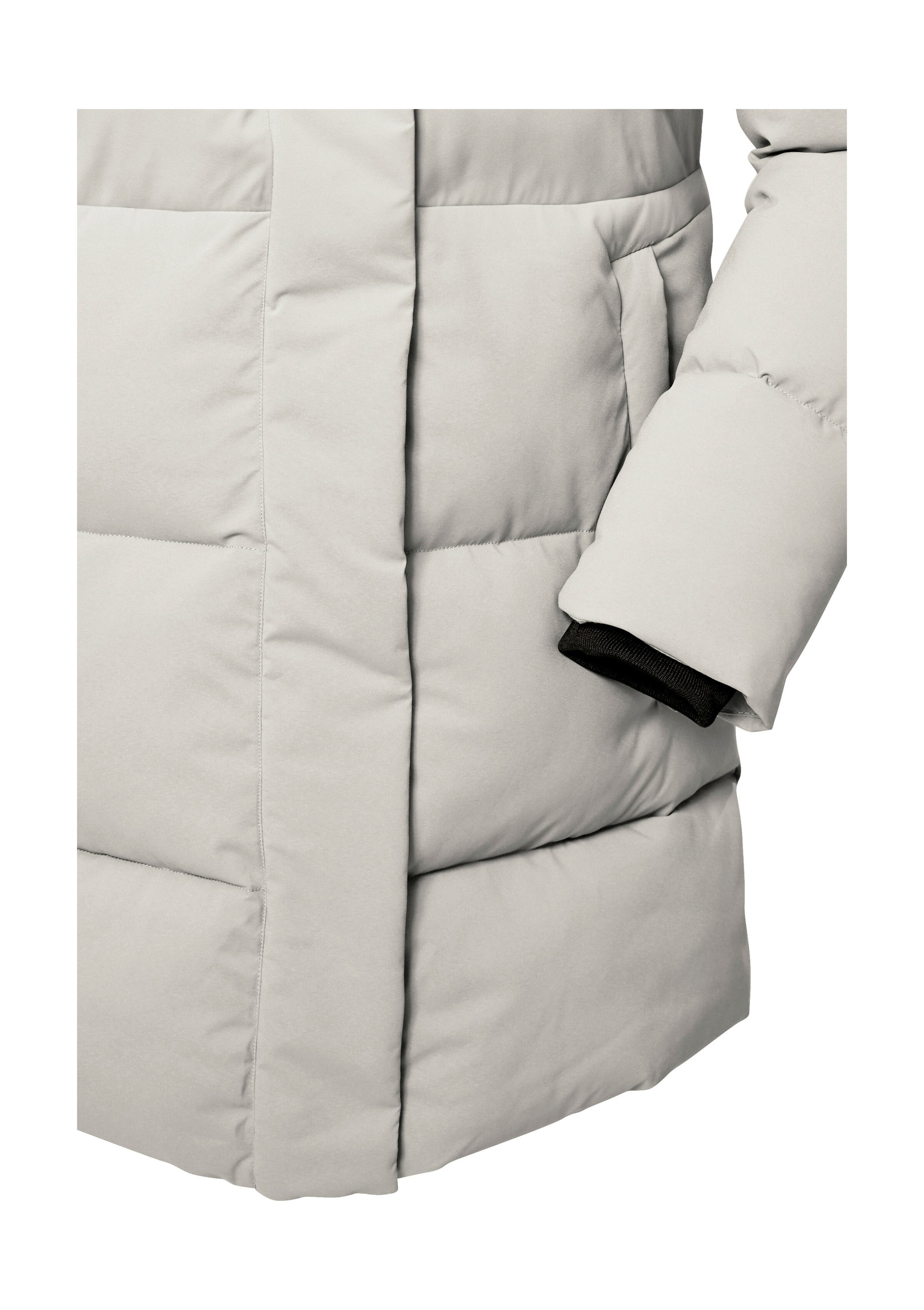 Steppmantel "GW 1 WMN QLTD PRK", Damen, Gr. 44, grau (helltaupe), Obermaterial: 100% Polyester;Futter: 100% Polyester;Füllung: 100% Polyester, G.I.G.A. DX BY KILLTEC, Mäntel Steppmantel, Damen Steppparka, winddicht, wasserabweisend, 10.000 mm Wassersäule 3