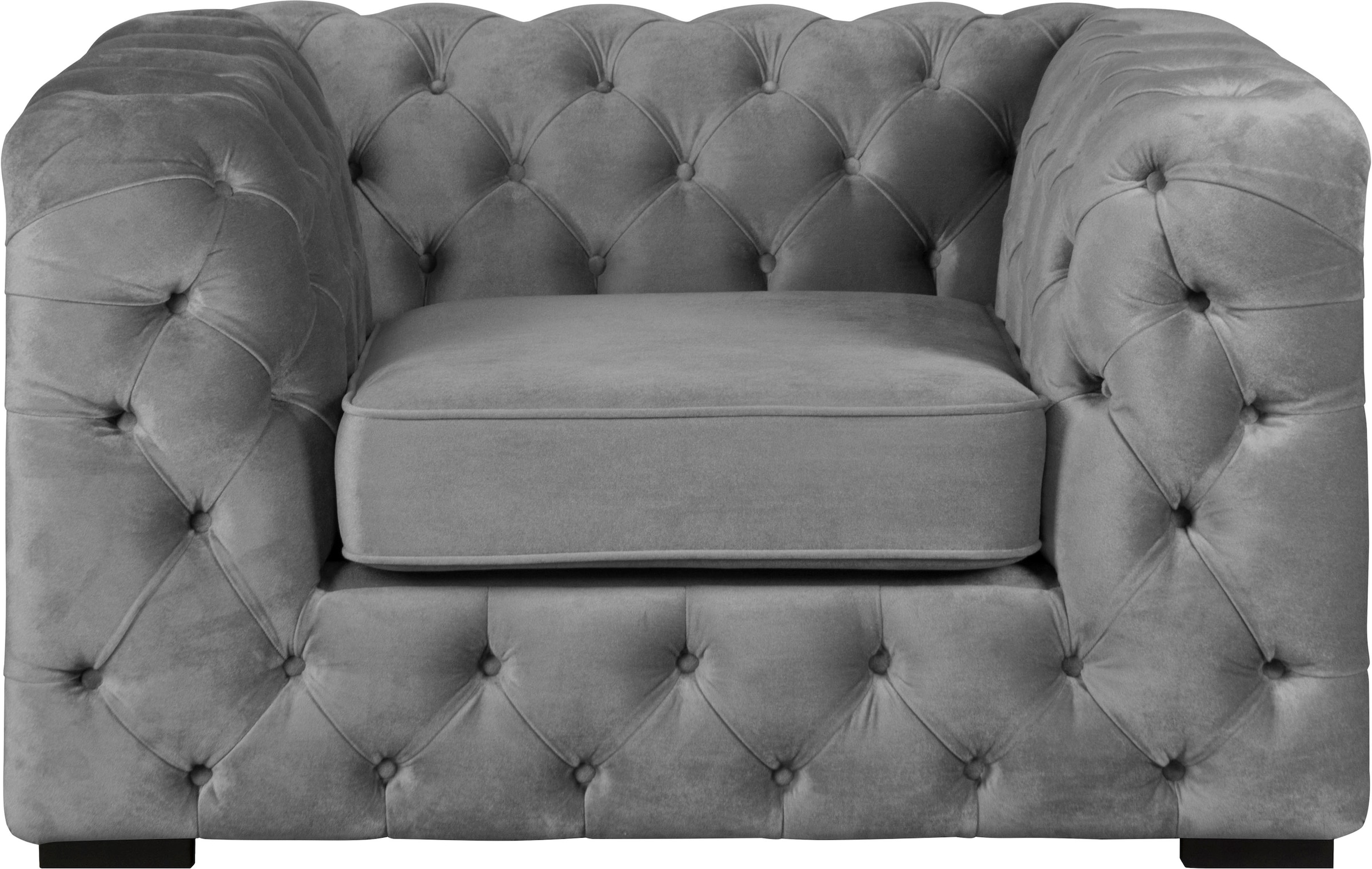 Guido Maria Kretschmer Home&Living Chesterfield-Sessel "Kalina Sessel", mit klassischer Chesterfield-Knopfheftung, sehr 