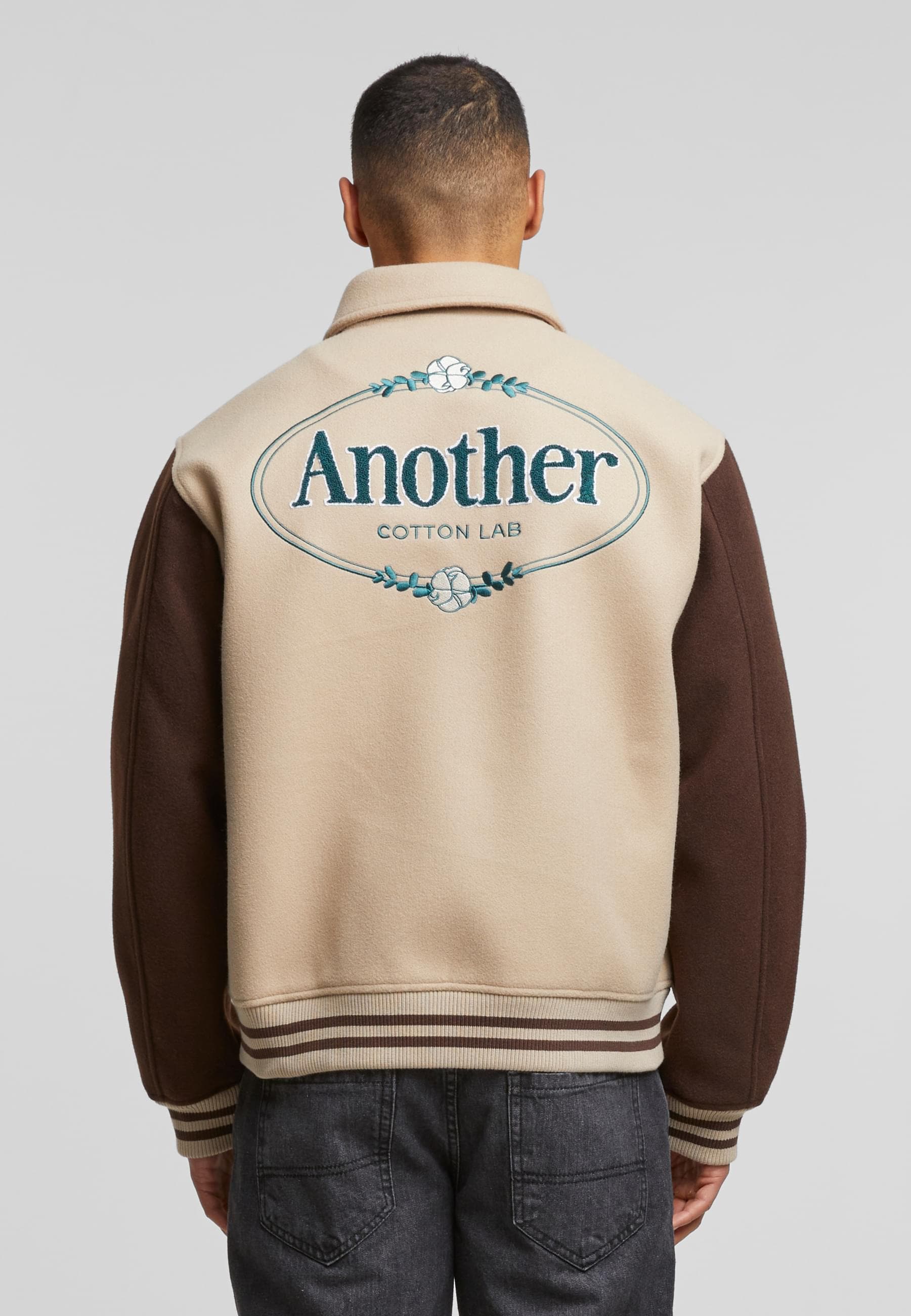 Another Cotton Lab Collegejacke »Another Cotton Lab Chest Logo College Jacke«, (1 St.), ohne Kapuze
