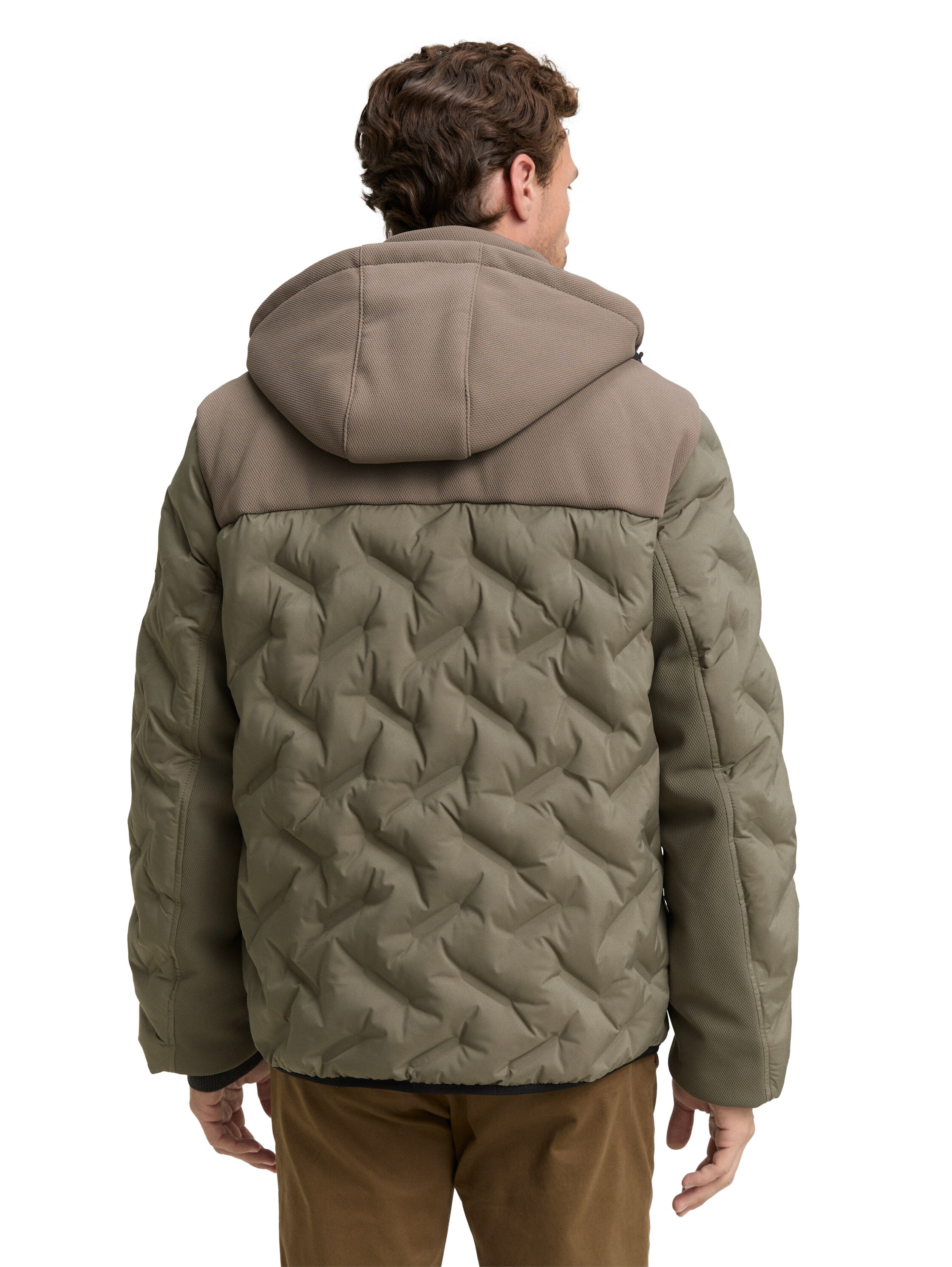 TOM TAILOR Steppjacke, mit Kapuze, mit Kapuze