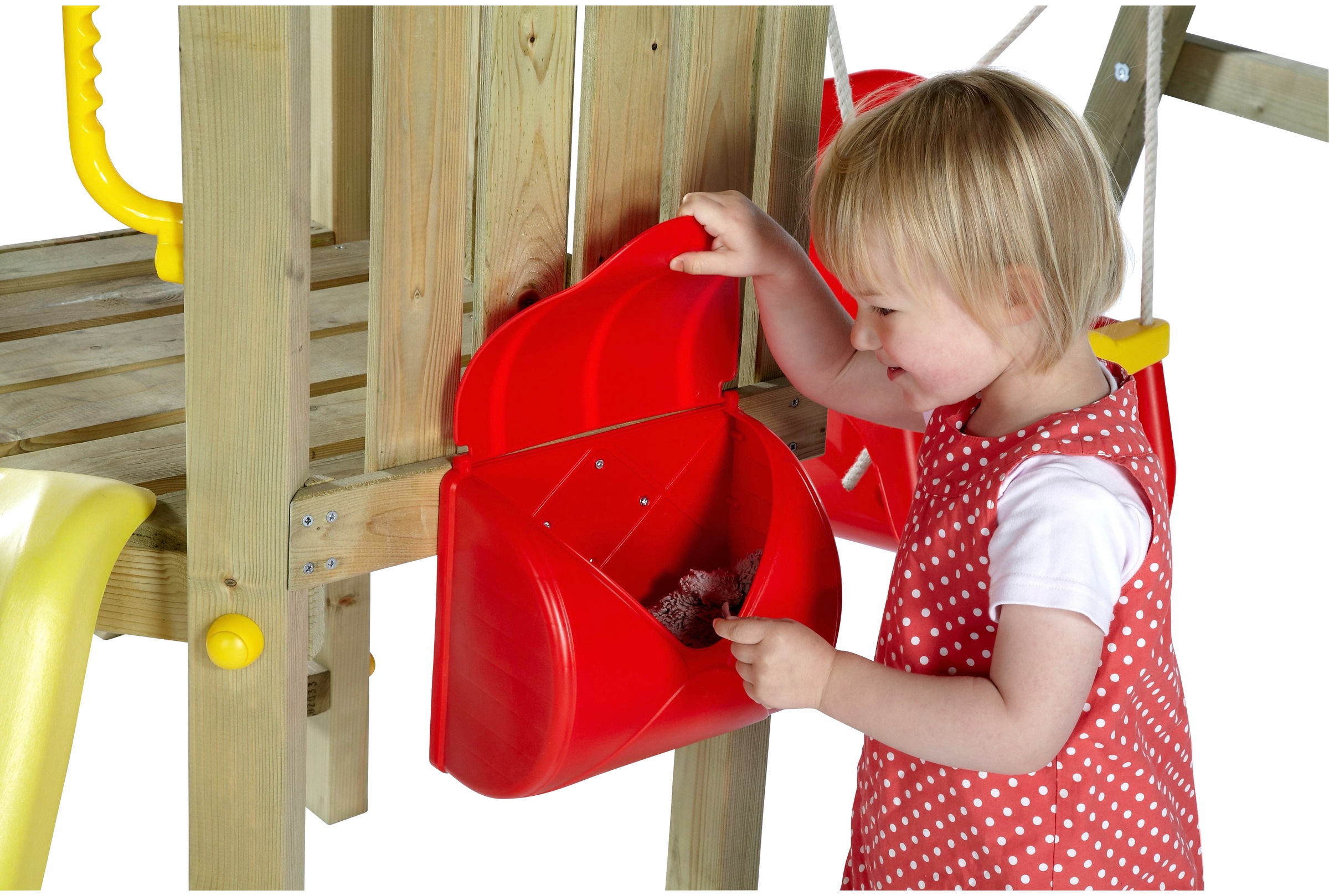 plum Spielturm »Kleinkinder Turm mit Babyschaukel«, BxLxH: 162x244x123 cm