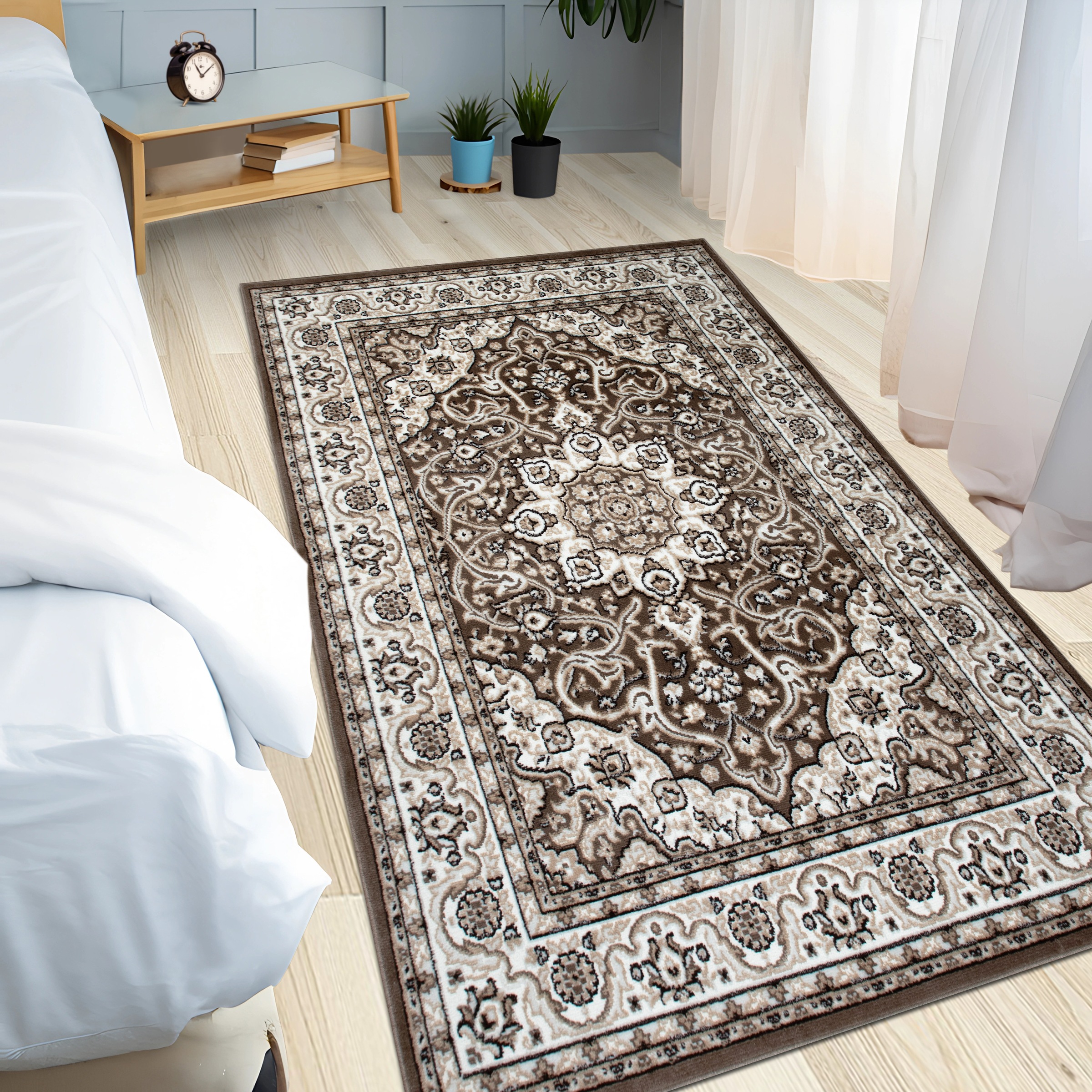 my home Teppich »Miane, Orient-Design, kurzflor«, rechteckig, 8 mm Höhe, weiche Haptik, Wohnzimmer, Esszimmer, Schlafzimmer