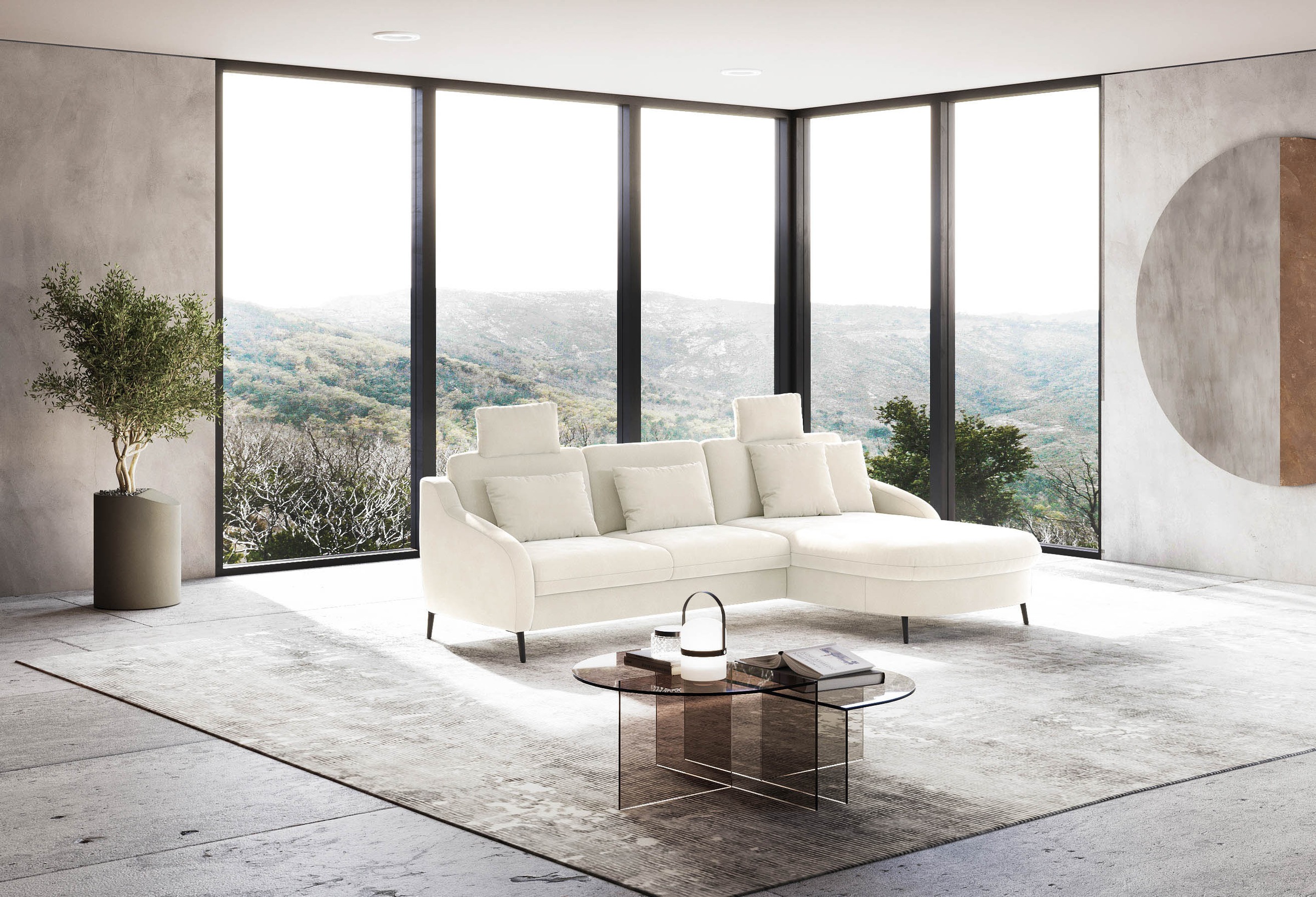 sit&more Ecksofa "Soul L-Form" wahlweise mit Bettfunktion und Bettkasten od günstig online kaufen